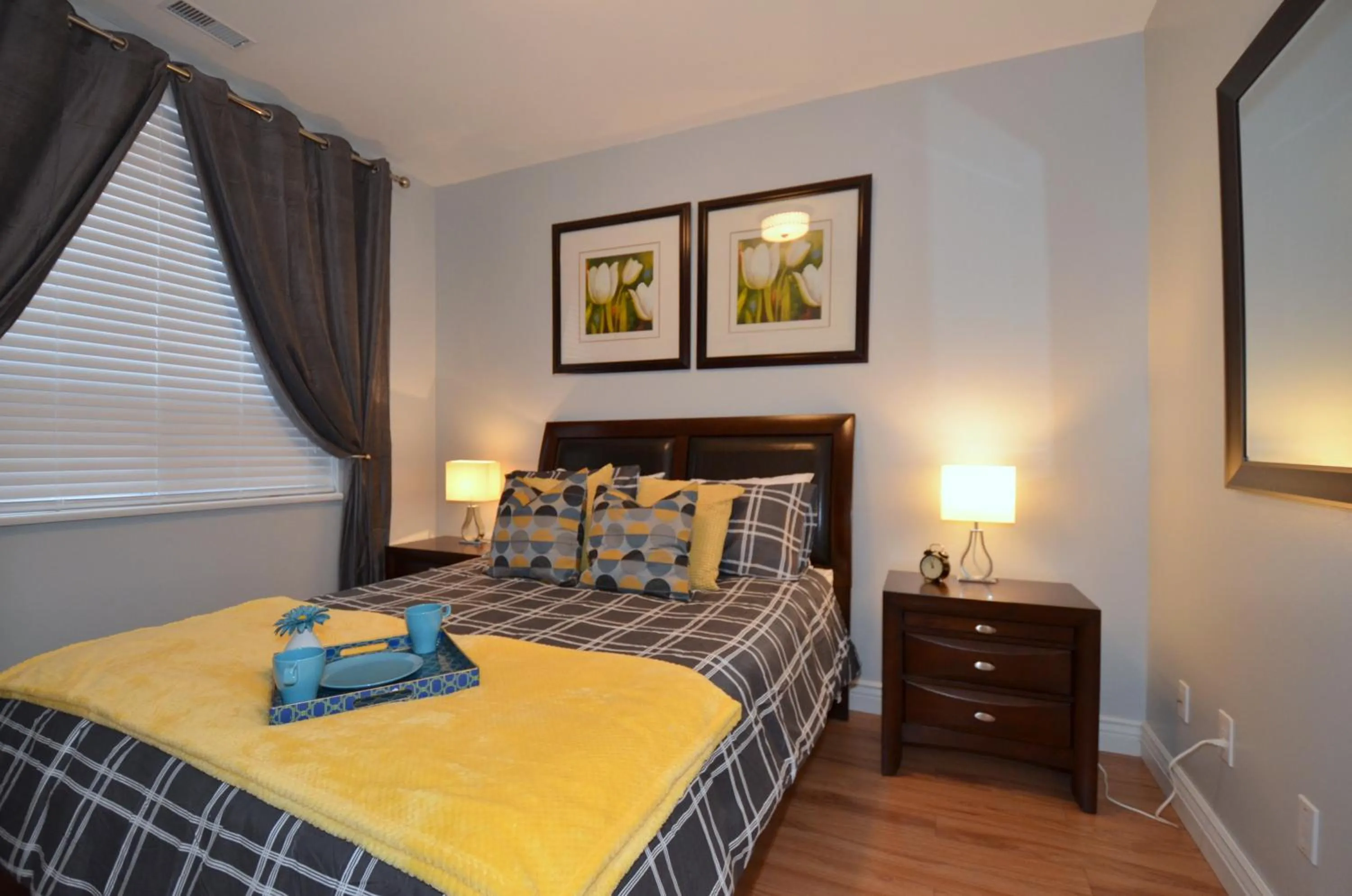 Bed in The SoMa Furnished Residences