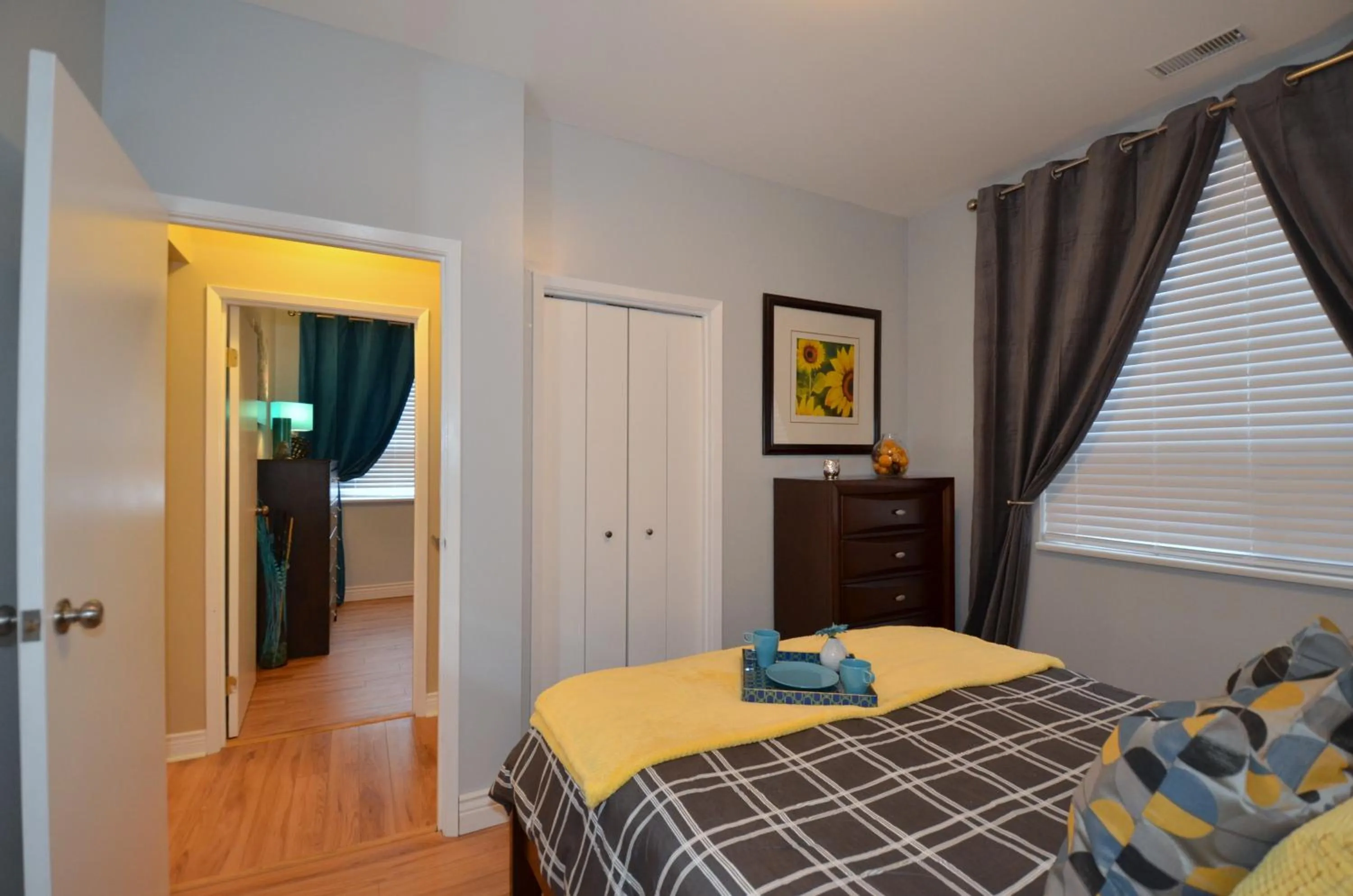 Bed in The SoMa Furnished Residences