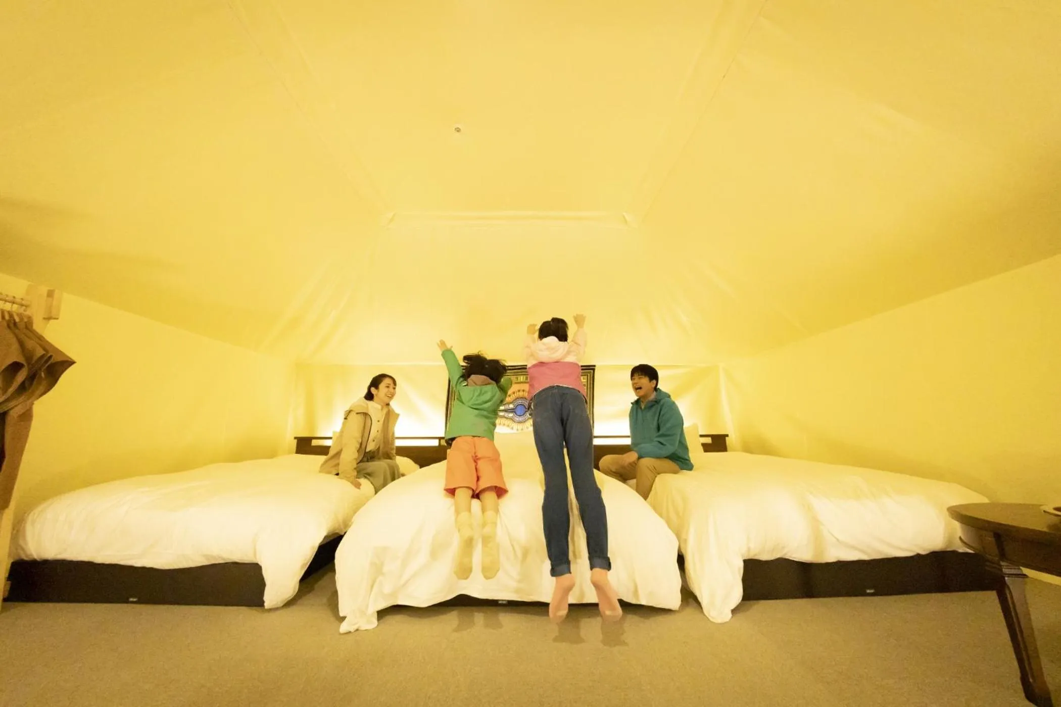 Photo of the whole room, Bed in Ooedo Onsen Monogatari Premium Toba Saichoraku