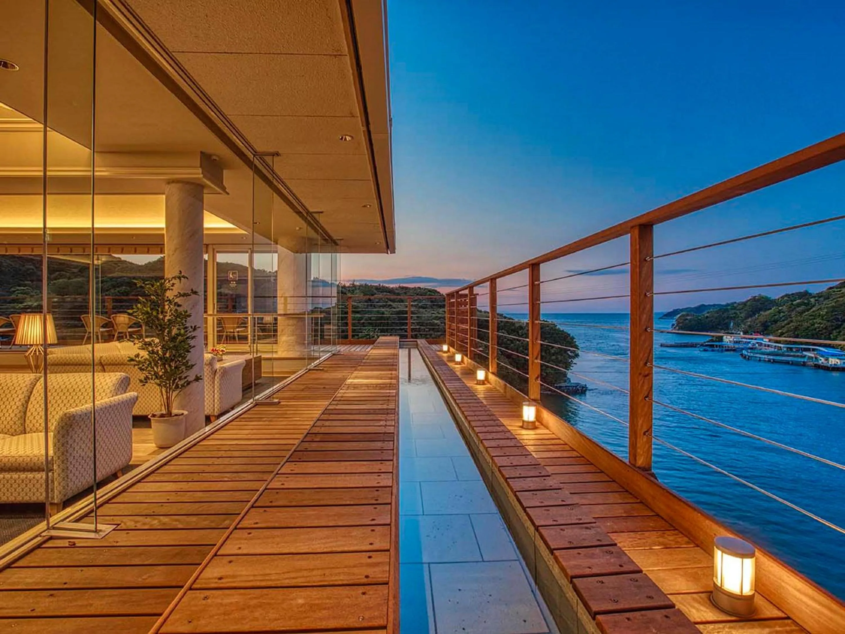 Hot Spring Bath in Ooedo Onsen Monogatari Premium Toba Saichoraku