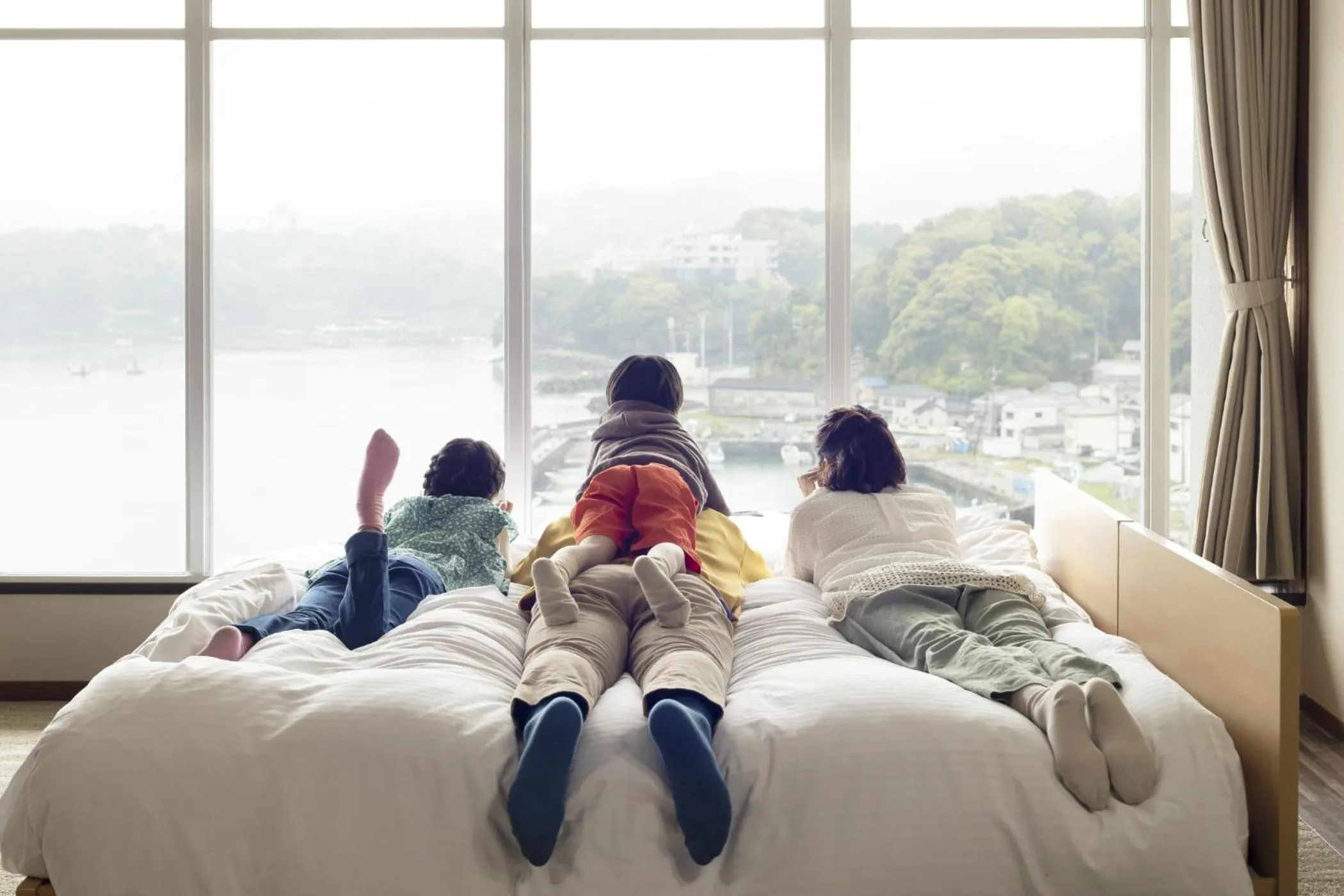 Photo of the whole room, Bed in Ooedo Onsen Monogatari Premium Toba Saichoraku
