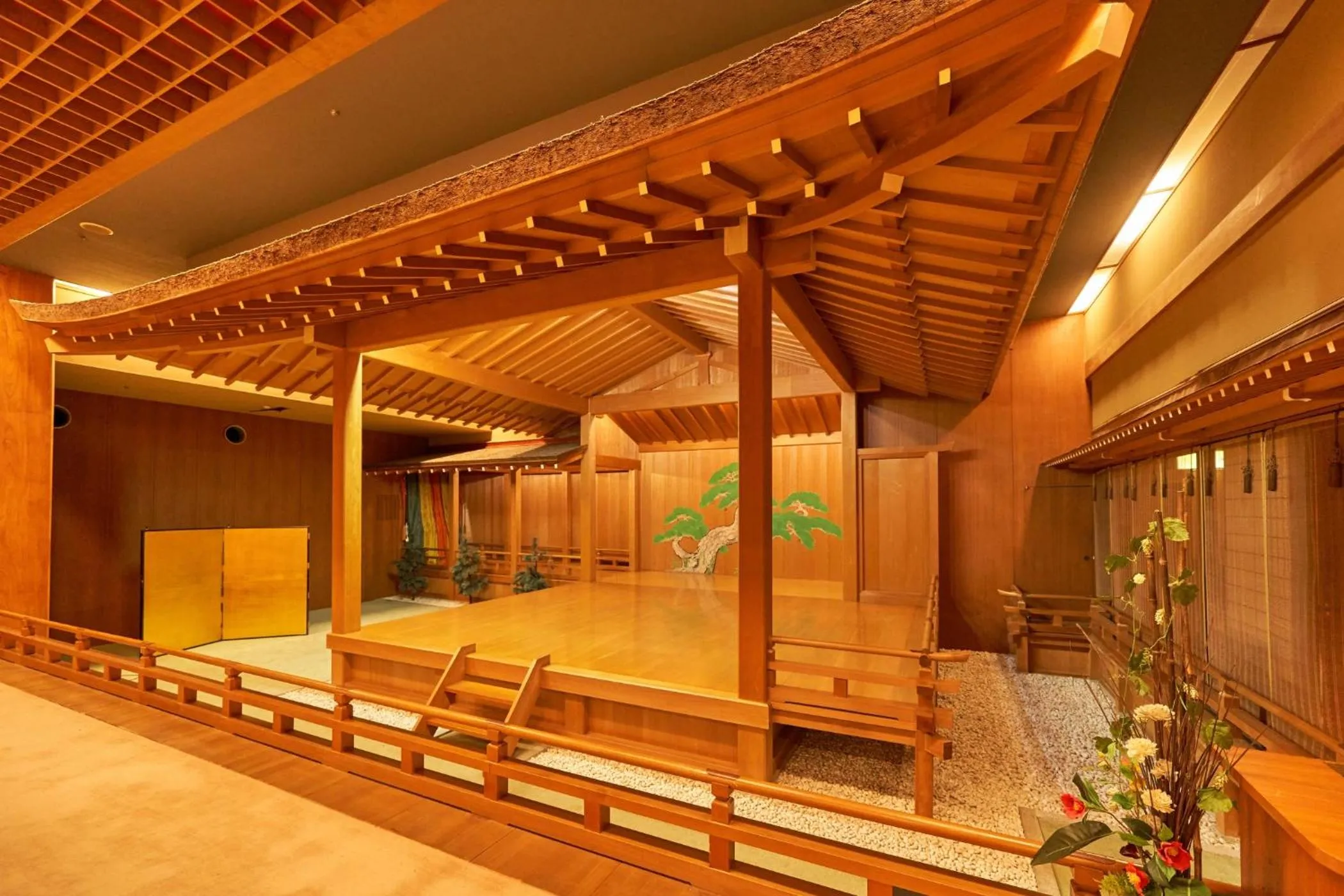Area and facilities in Ooedo Onsen Monogatari Premium Yoshinoya Irokuen