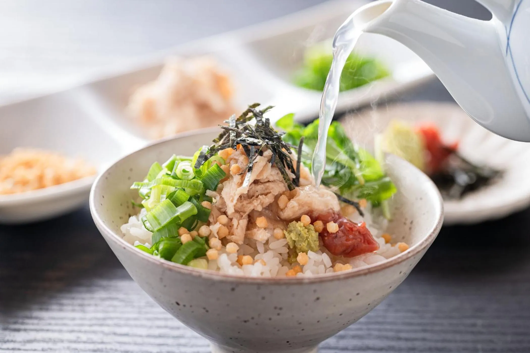 Breakfast in Ooedo Onsen Monogatari Premium Yoshinoya Irokuen