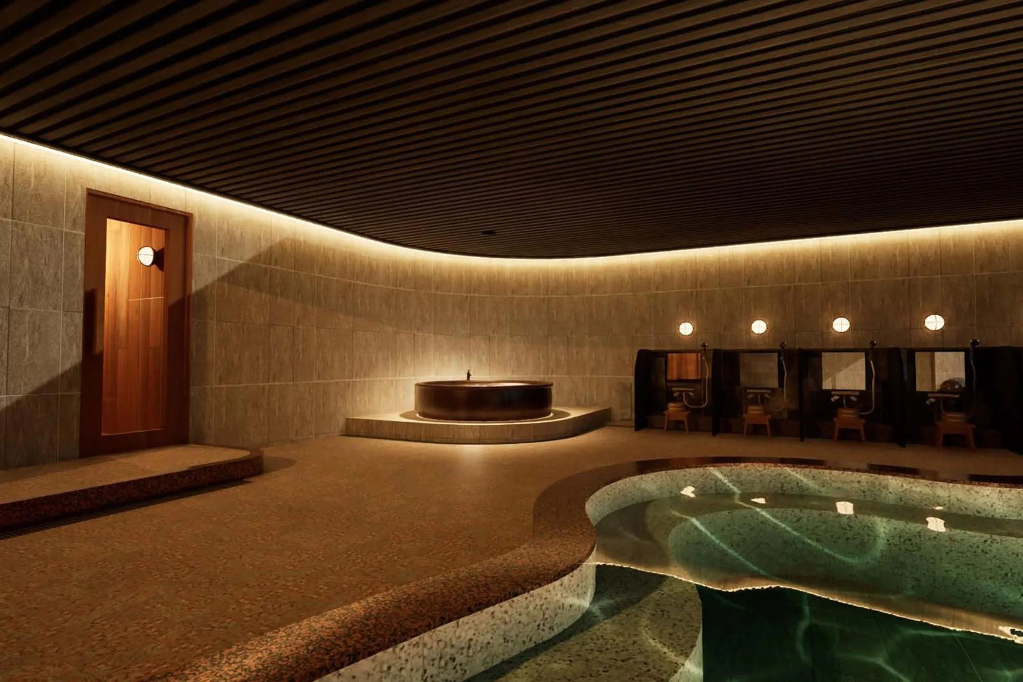 Public Bath in Ooedo Onsen Monogatari Premium Enakyo