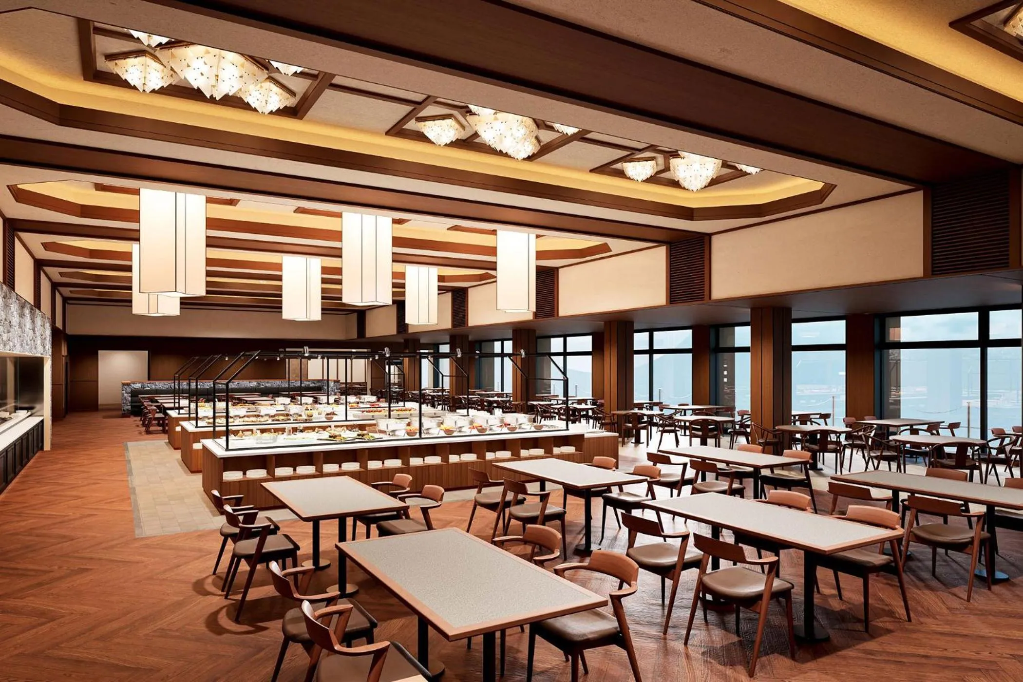 Restaurant/places to eat in Ooedo Onsen Monogatari Premium Enakyo