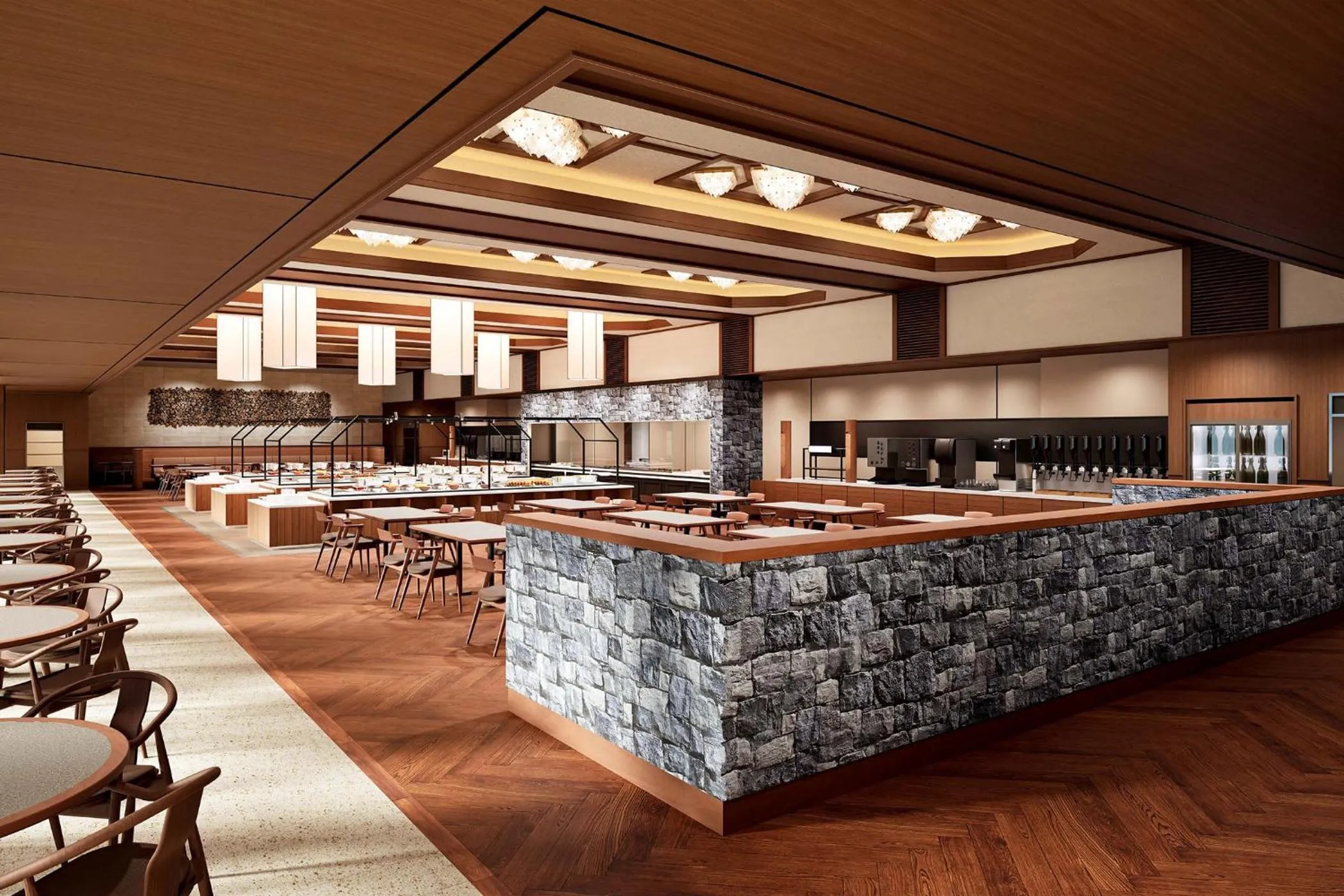 Restaurant/places to eat in Ooedo Onsen Monogatari Premium Enakyo