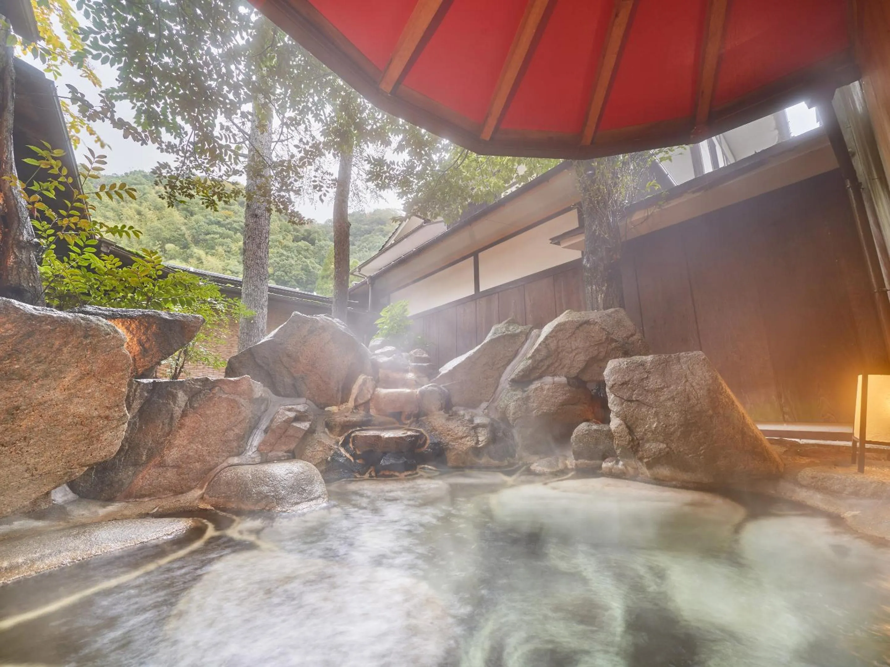 Hot Spring Bath in Ooedo Onsen Monogatari Premium Saiki Bekkan