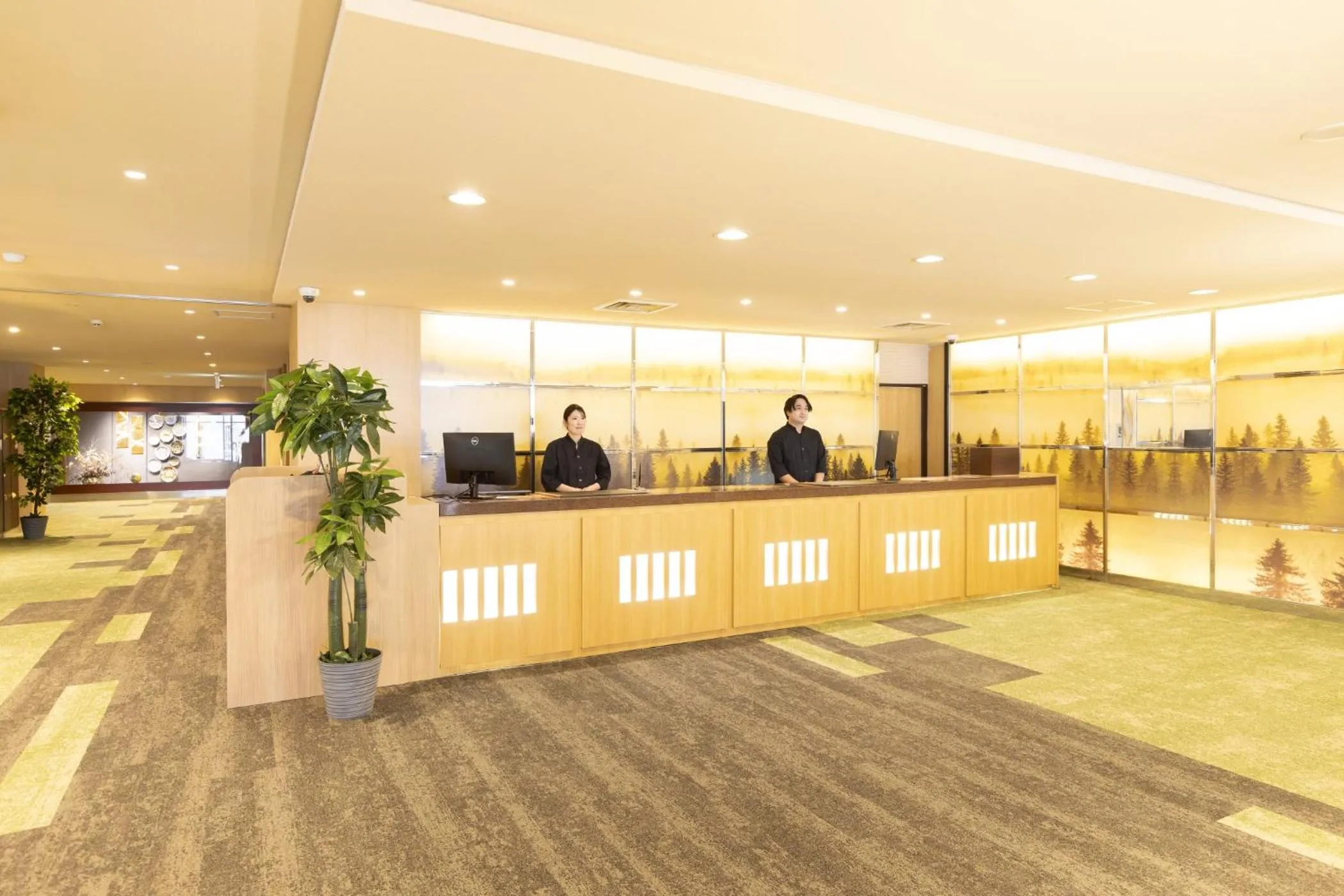 Lobby or reception in Ooedo Onsen Monogatari Premium Yamanaka Grand Hotel