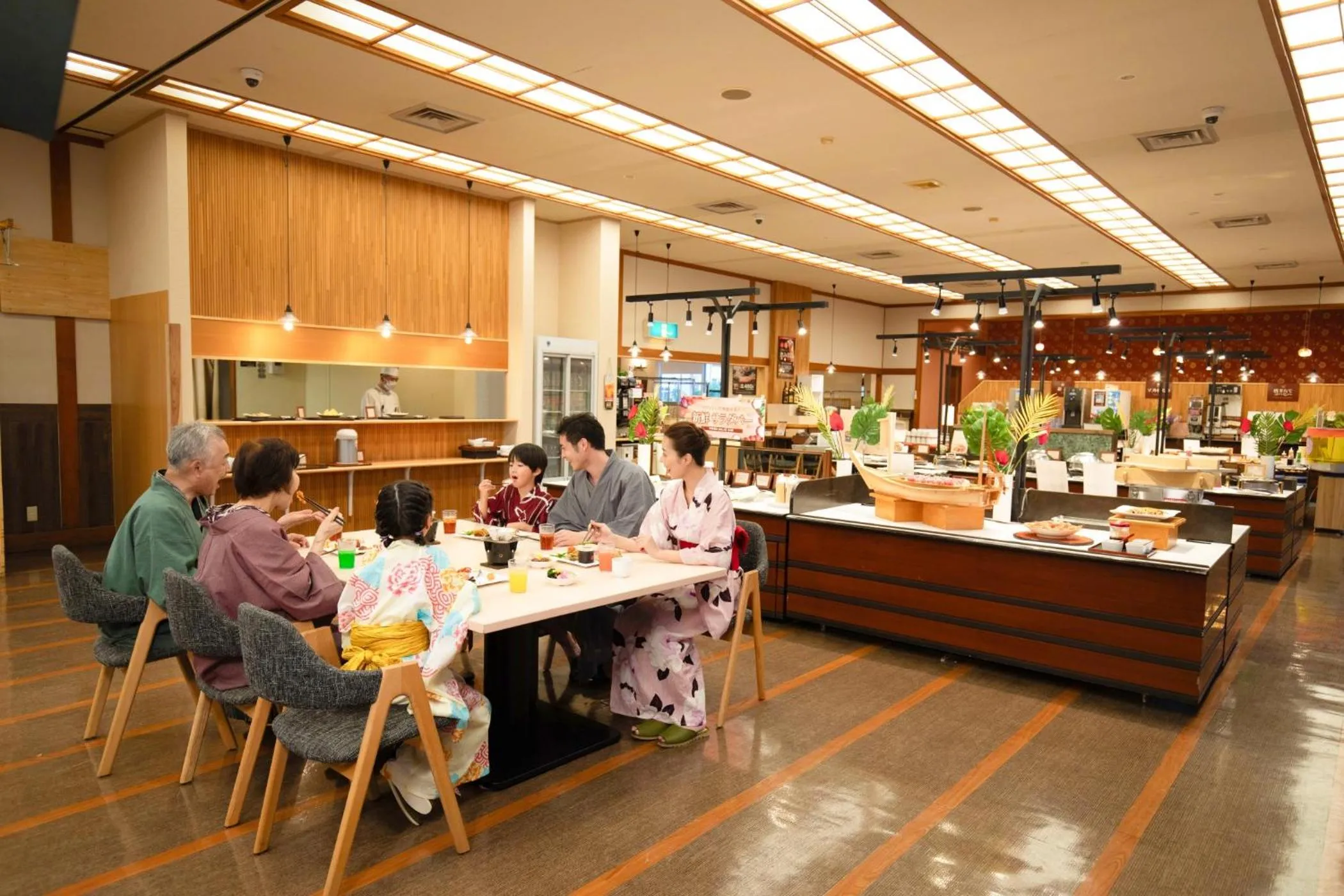 Restaurant/places to eat in Ooedo Onsen Monogatari Yamanaka Saichoraku