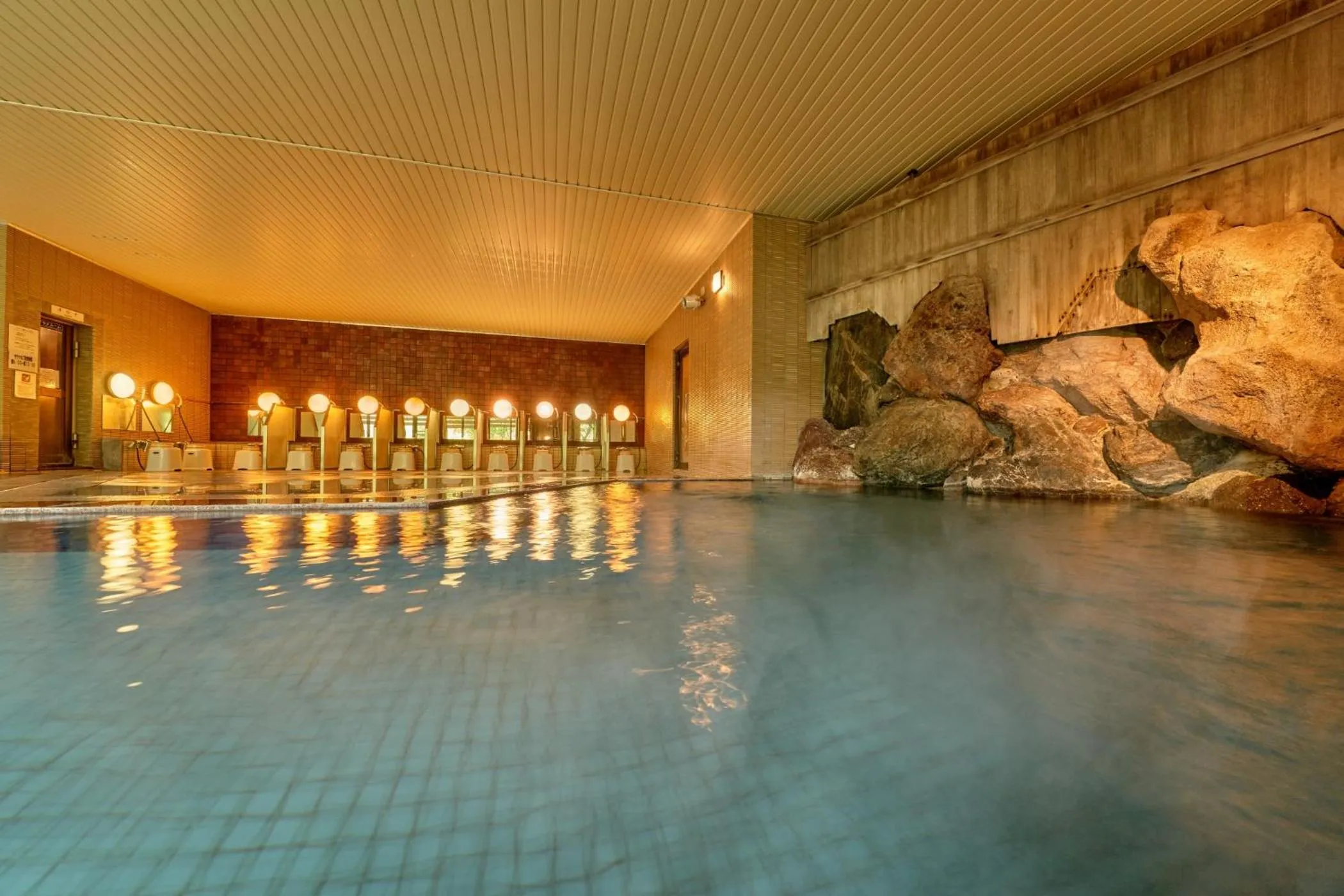 Hot Spring Bath in Ooedo Onsen Monogatari Yamanaka Saichoraku