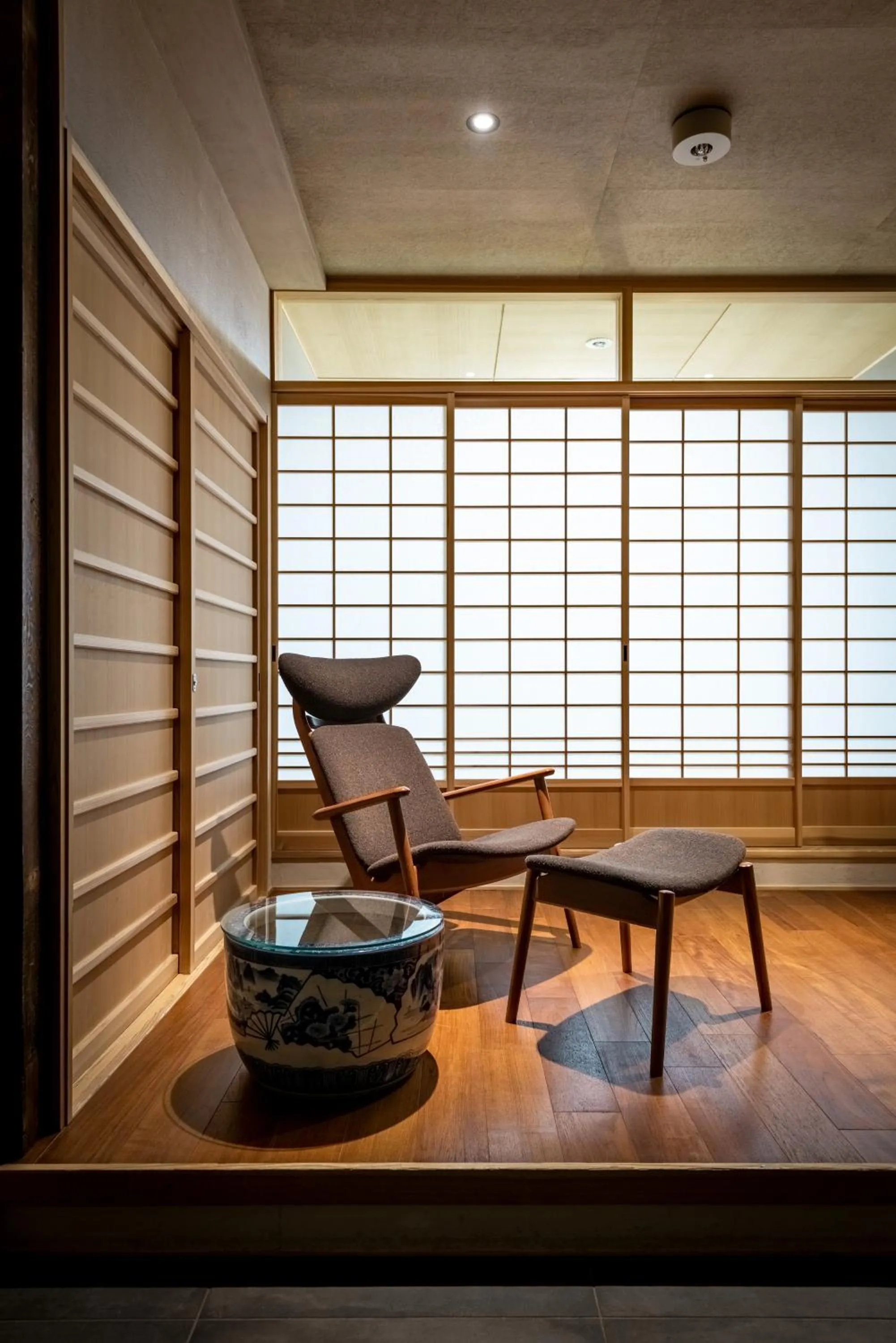 Seating area in Choya Chawanzaka Machiya House