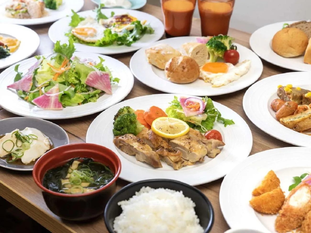 Breakfast in Super Hotel Premier Osaka Honmachi Ekimae Natural Hot Springs