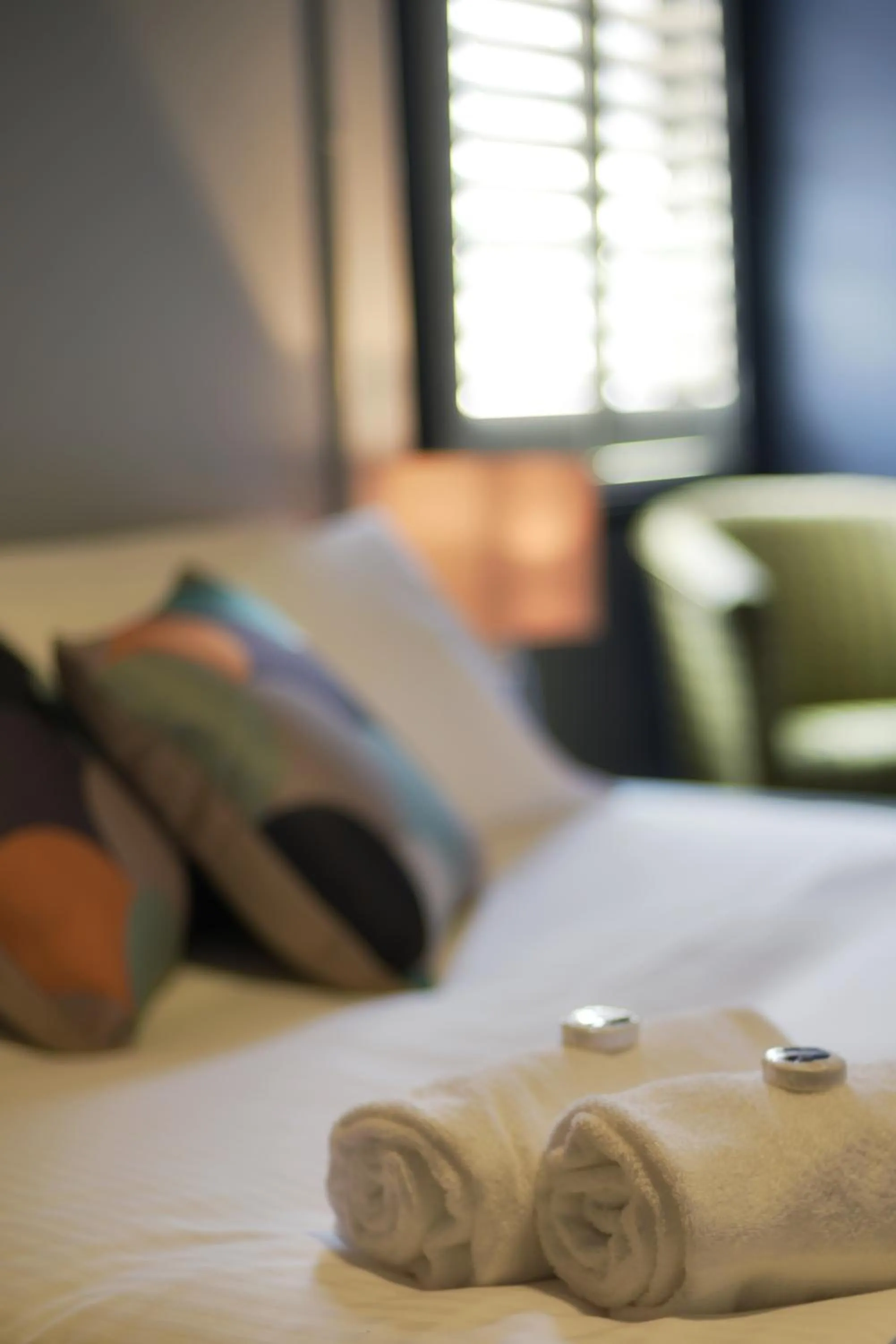 Decorative detail, Bed in Hotel Canobolas