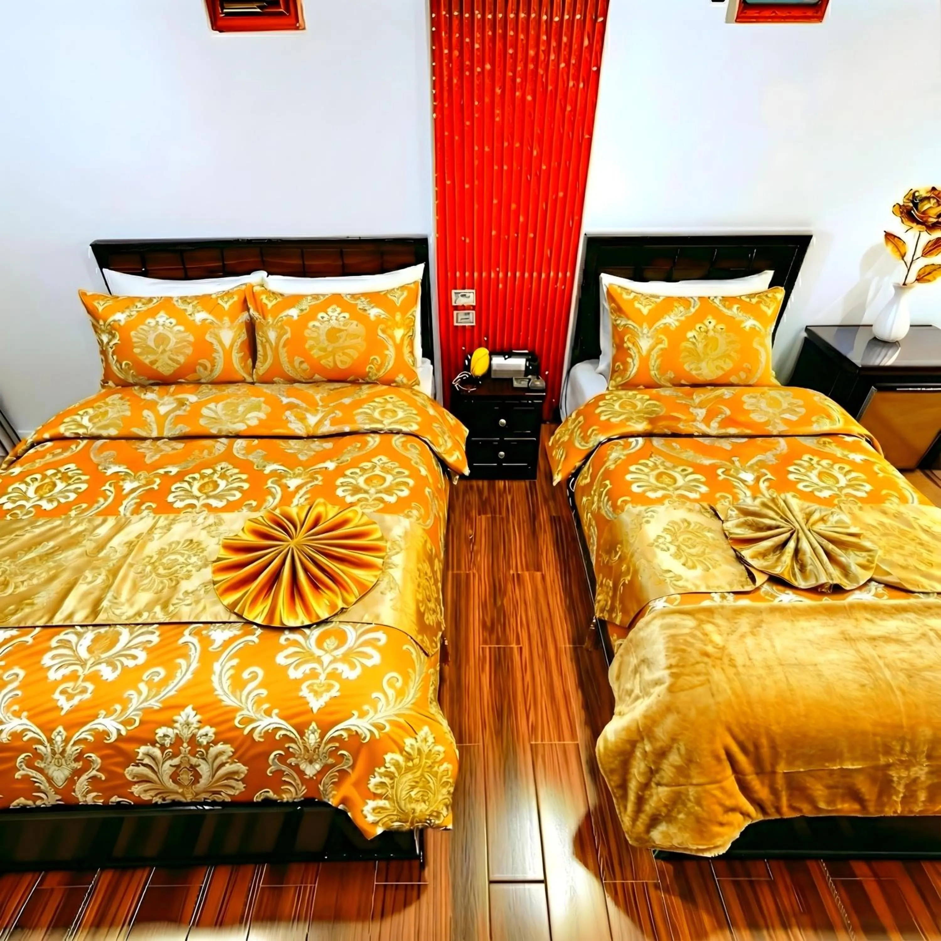 Bed in Horus Guest House Pyramids View