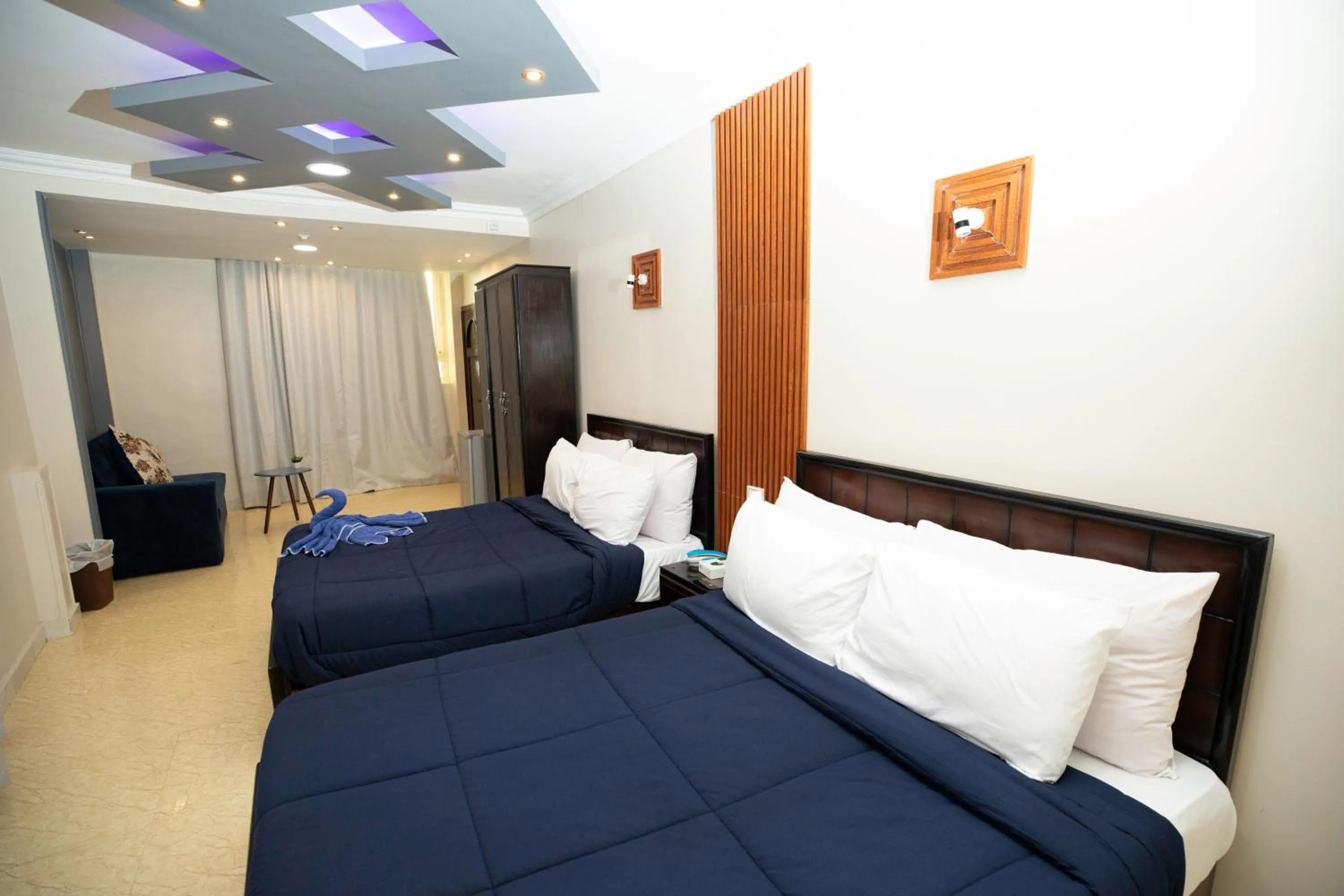 Bed in Horus Guest House Pyramids View