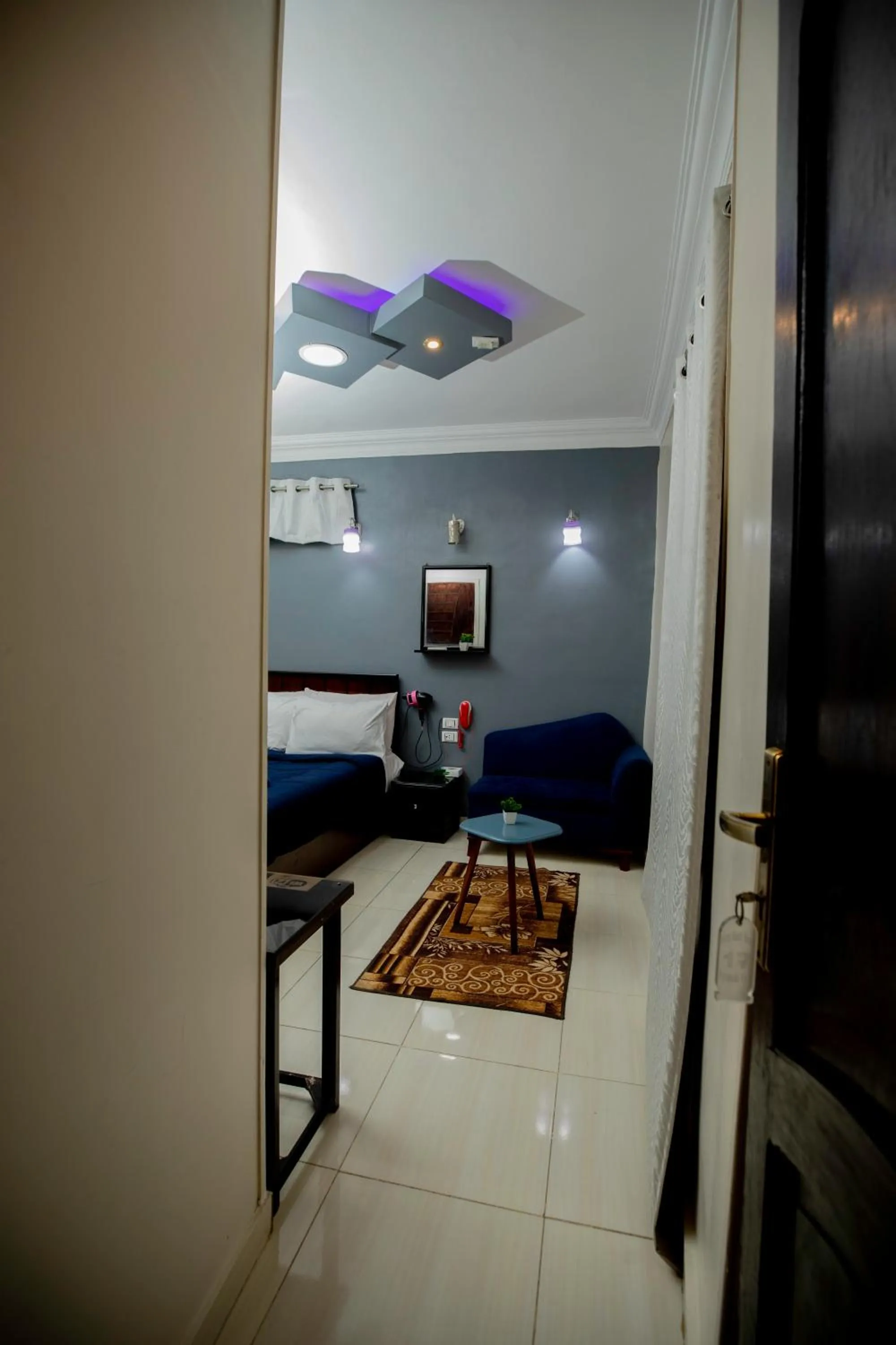 Bed in Horus Guest House Pyramids View