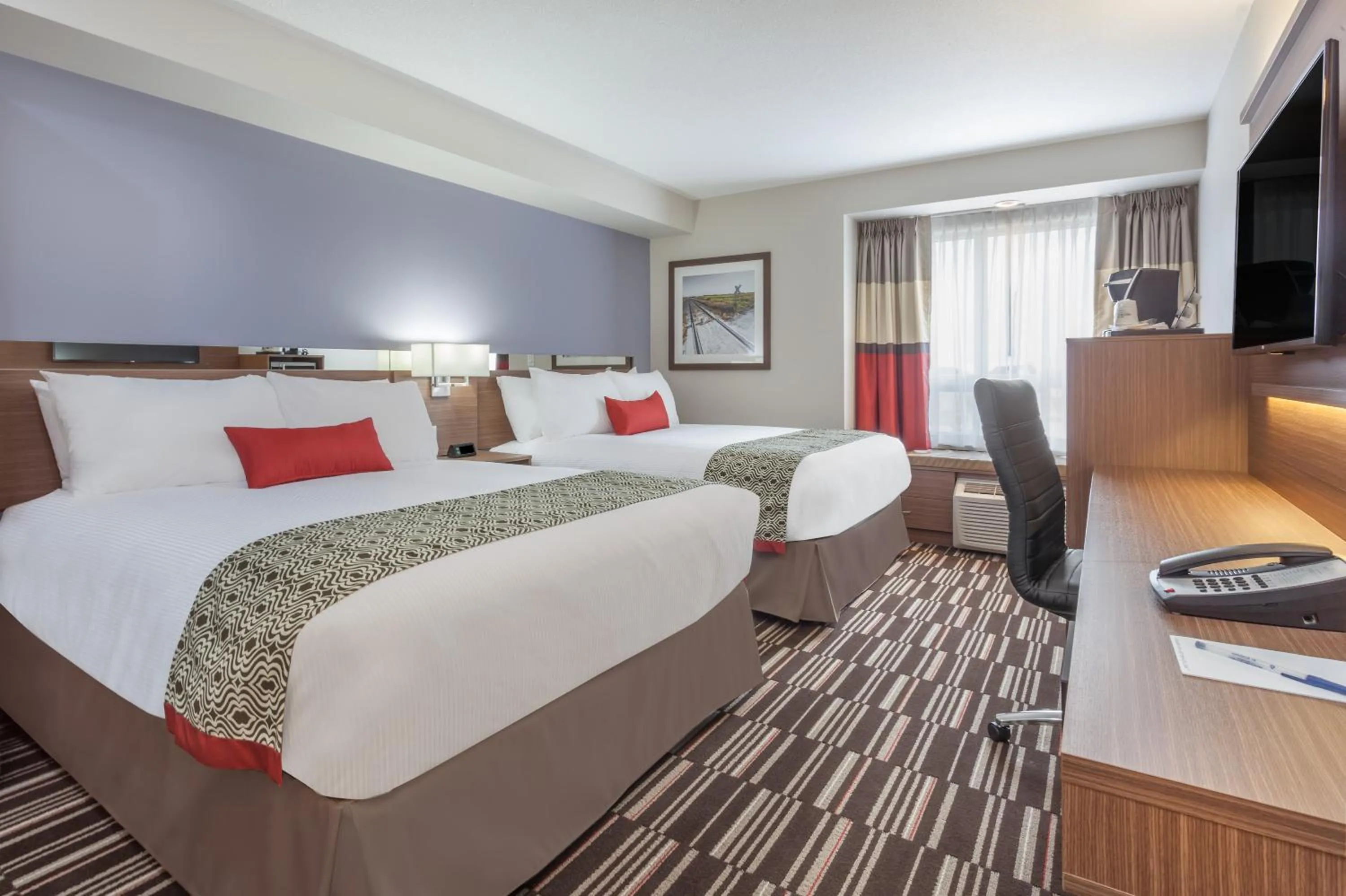 Bedroom, Bed in Microtel Inn & Suites by Wyndham Bonnyville