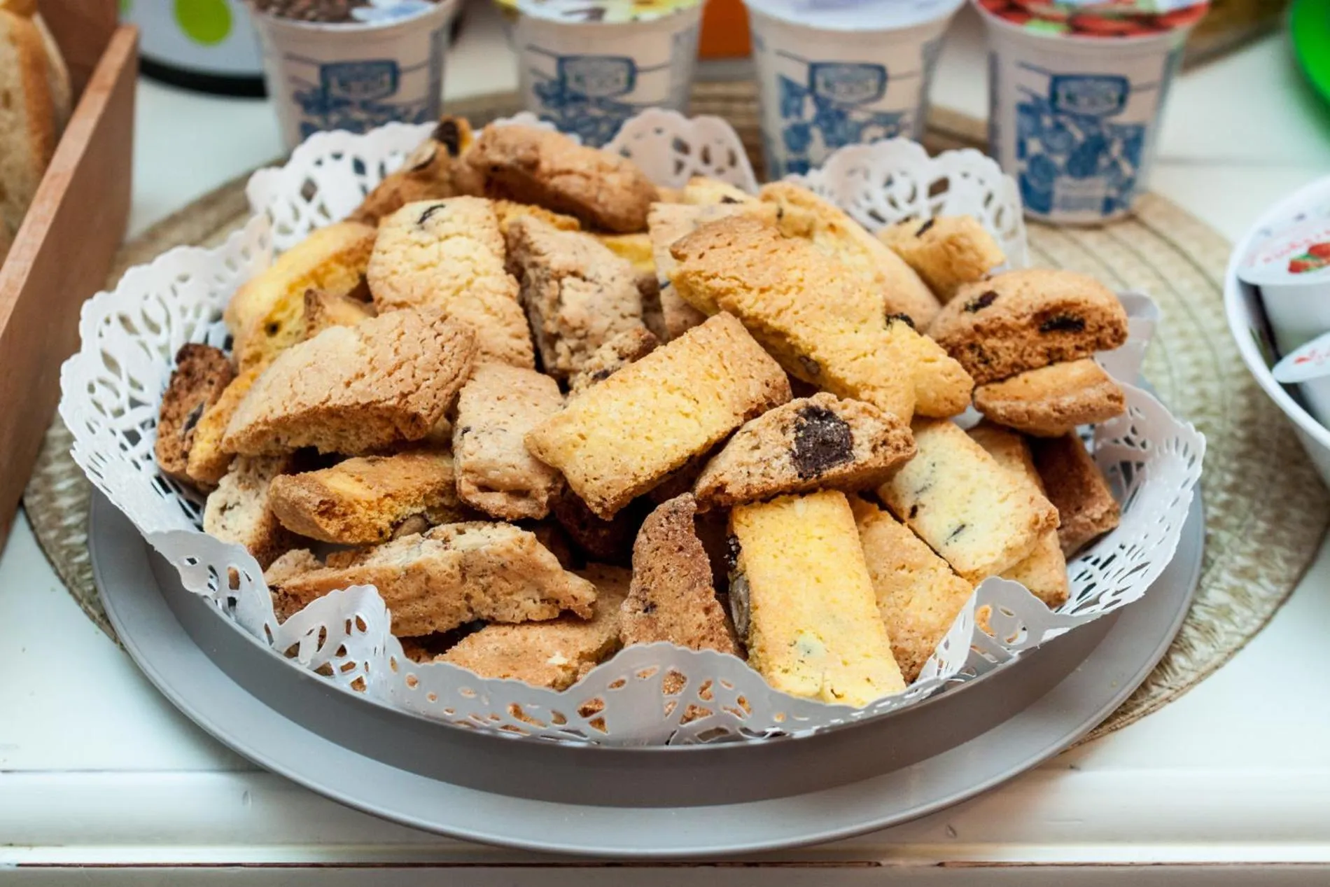 Food and drinks in Re di Luna B&B