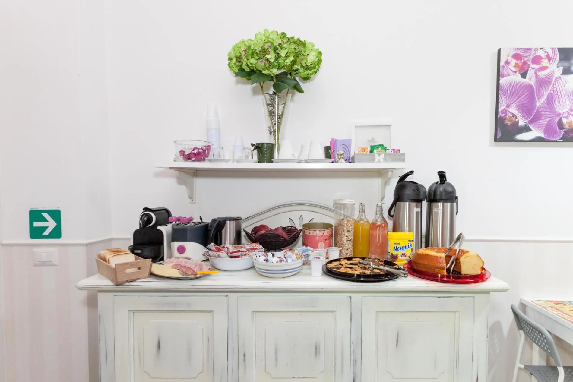 Food and drinks in Re di Luna B&B