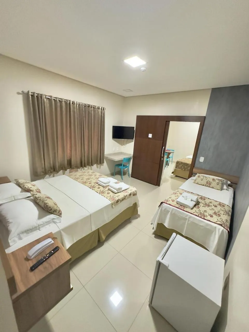 Bed in Hotel Pousada Real