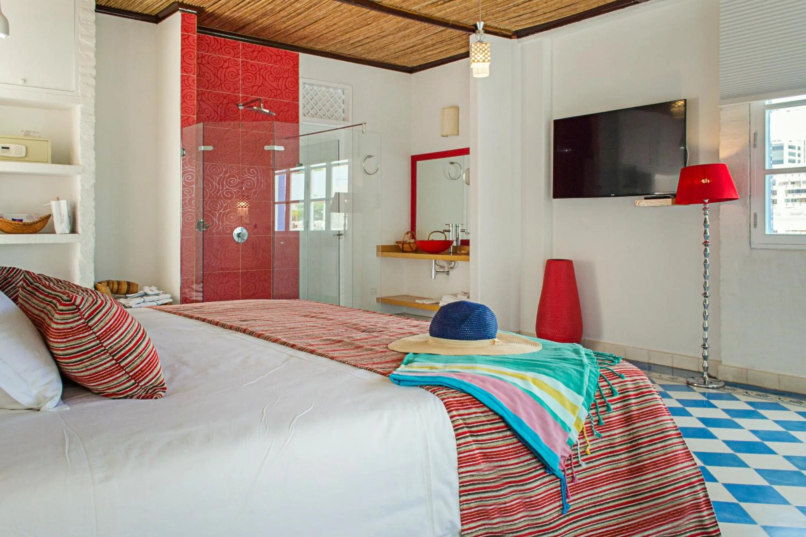 Bed in Placita Vieja Hotel Boutique Spa