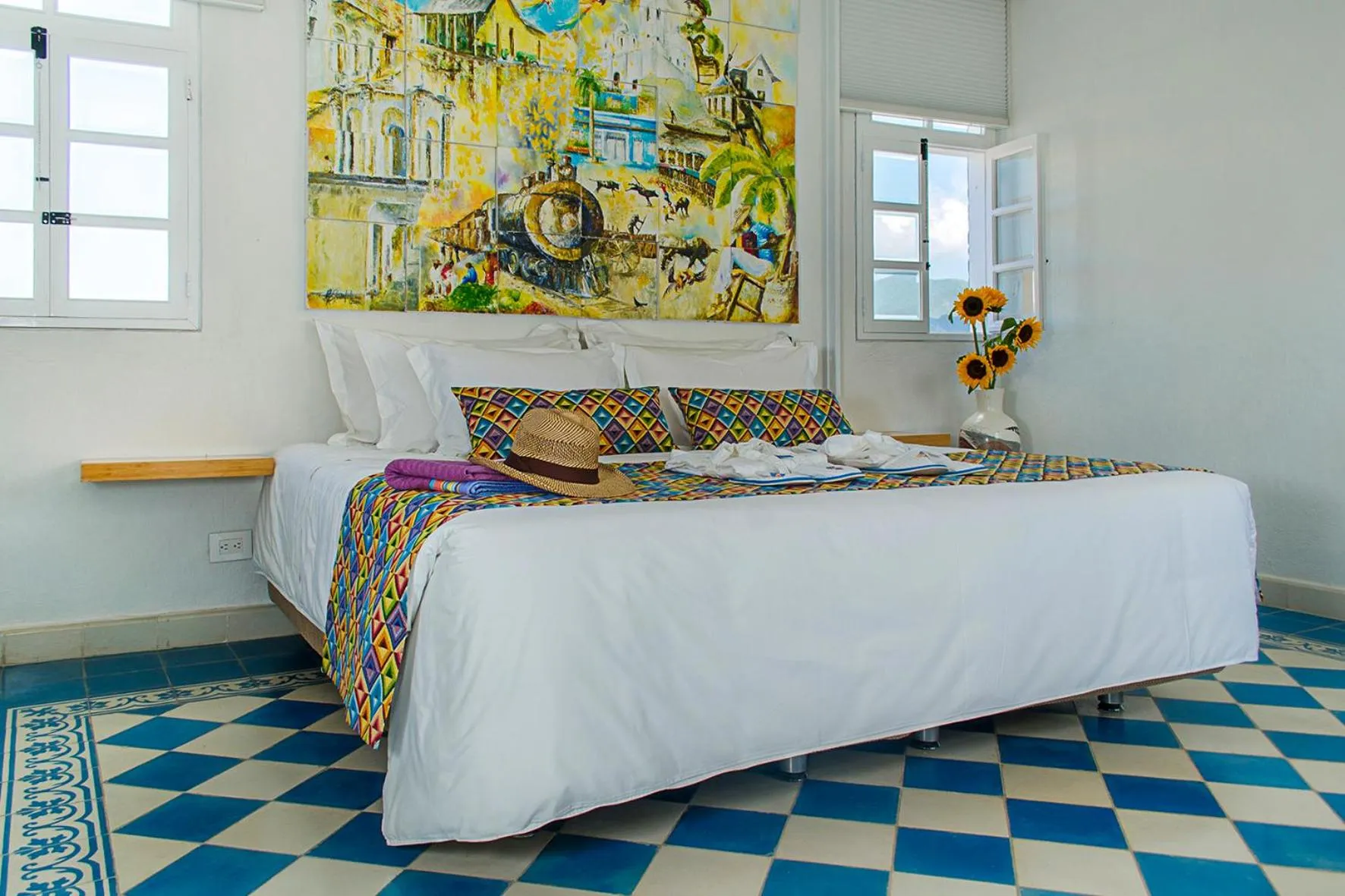 Bed in Placita Vieja Hotel Boutique Spa