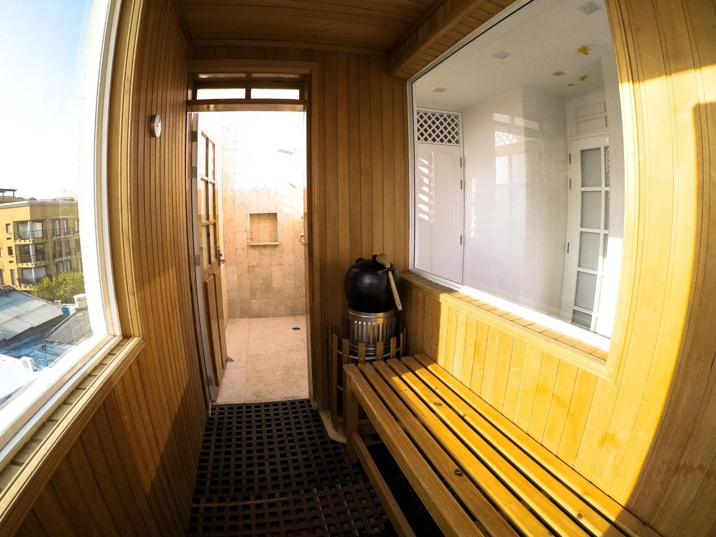 Sauna in Placita Vieja Hotel Boutique Spa