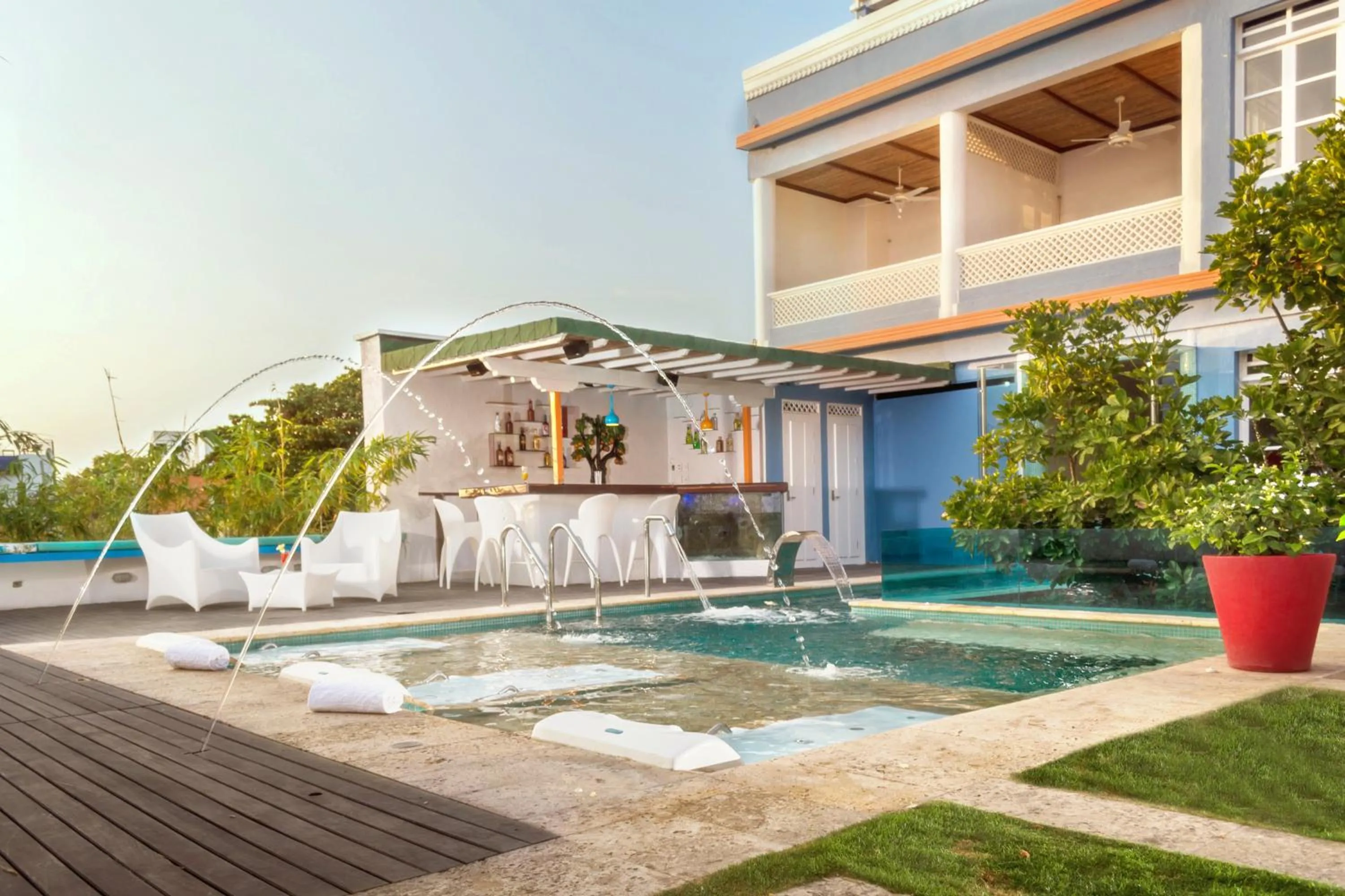 Swimming pool in Placita Vieja Hotel Boutique Spa