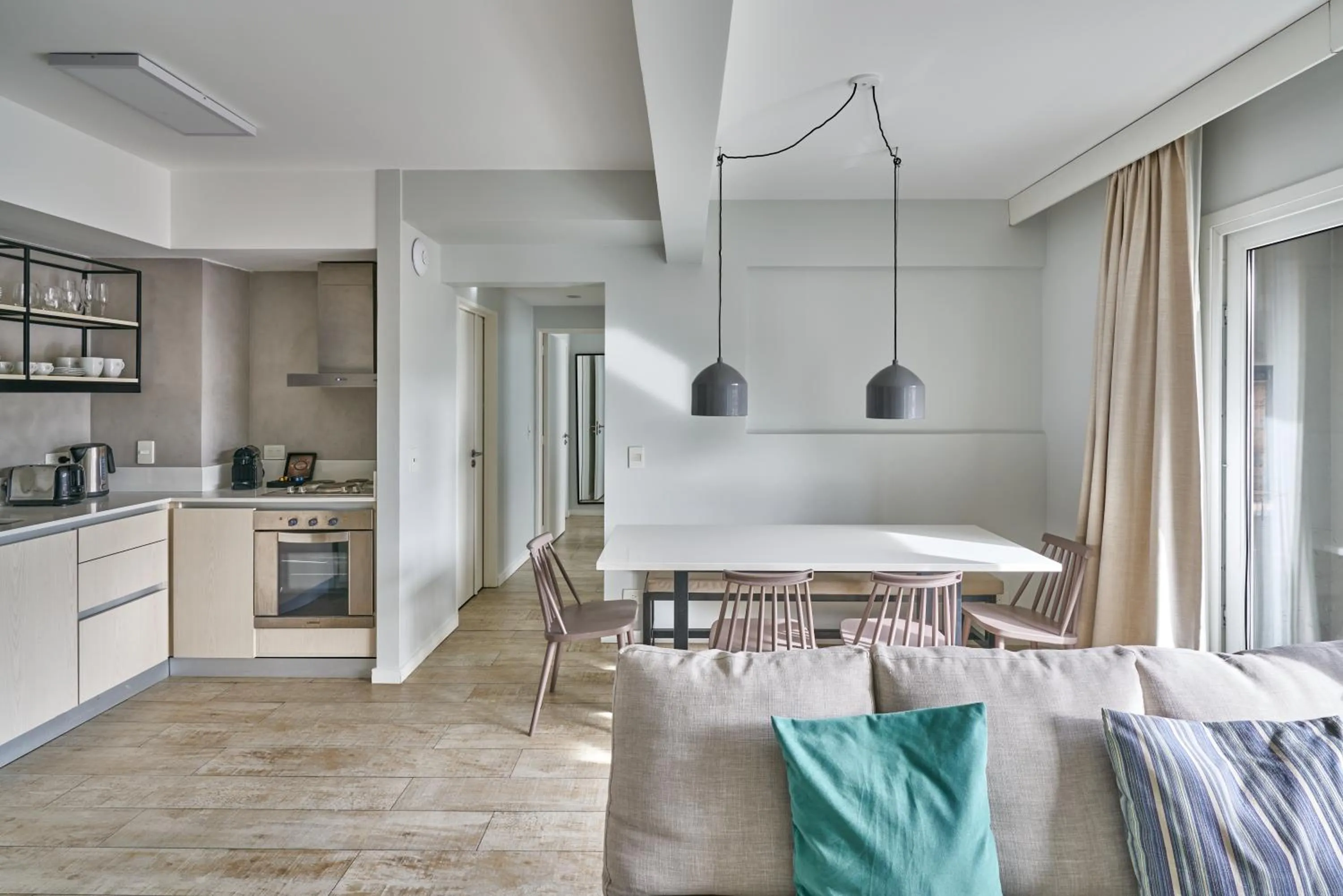 Kitchen or kitchenette in Almarena Apart & Hotel Boutique