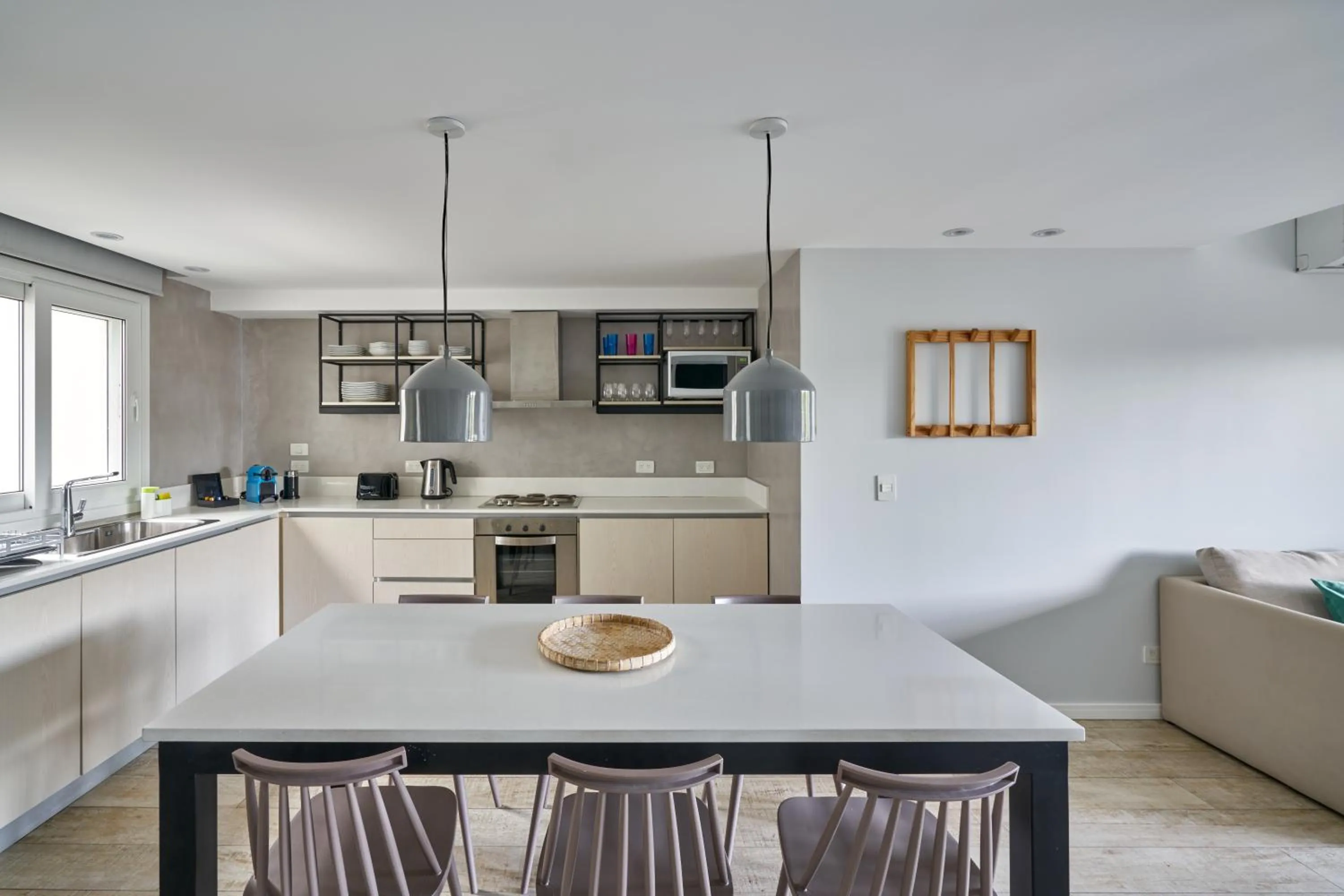 Kitchen or kitchenette in Almarena Apart & Hotel Boutique