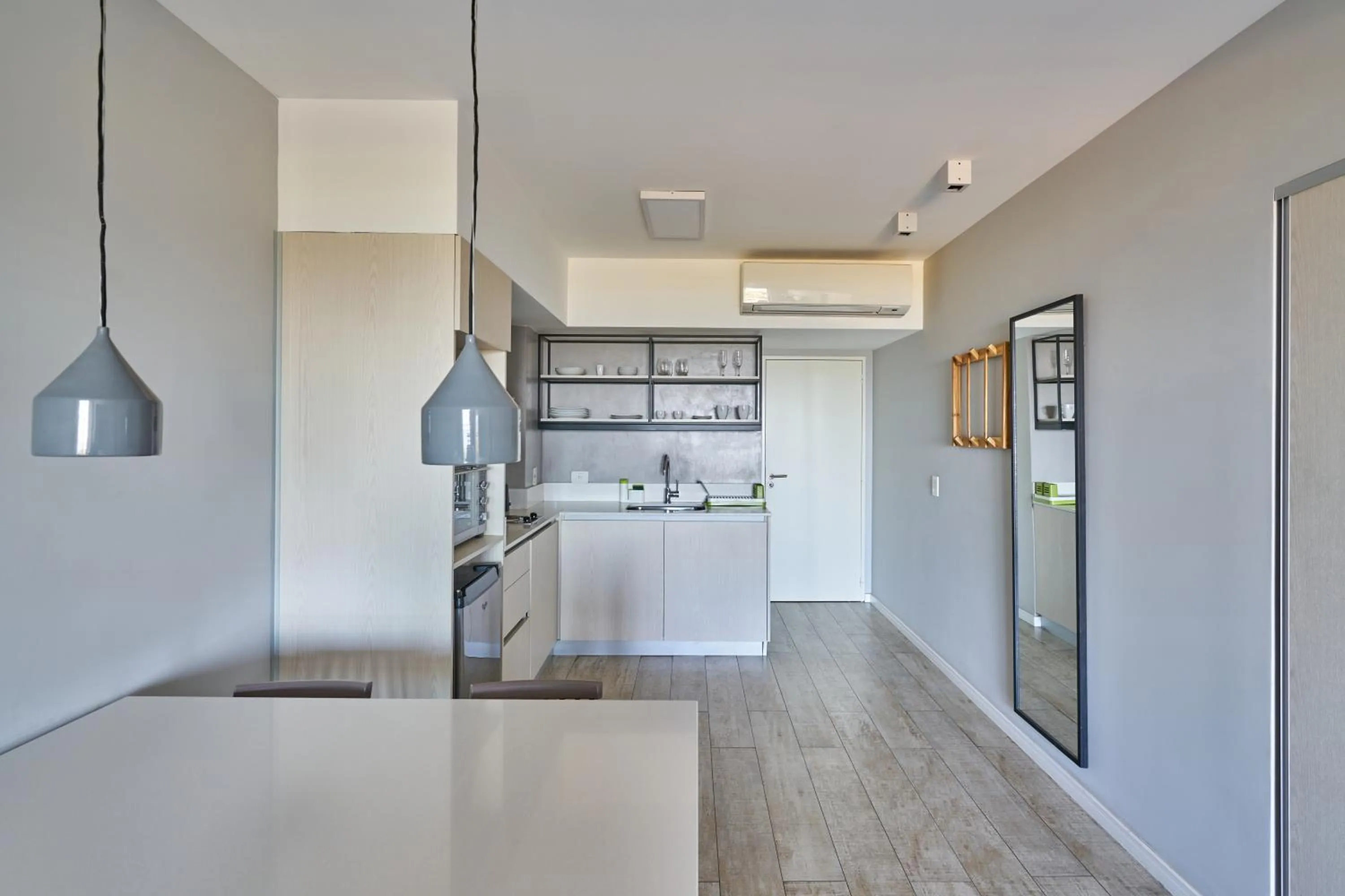 Kitchen or kitchenette in Almarena Apart & Hotel Boutique