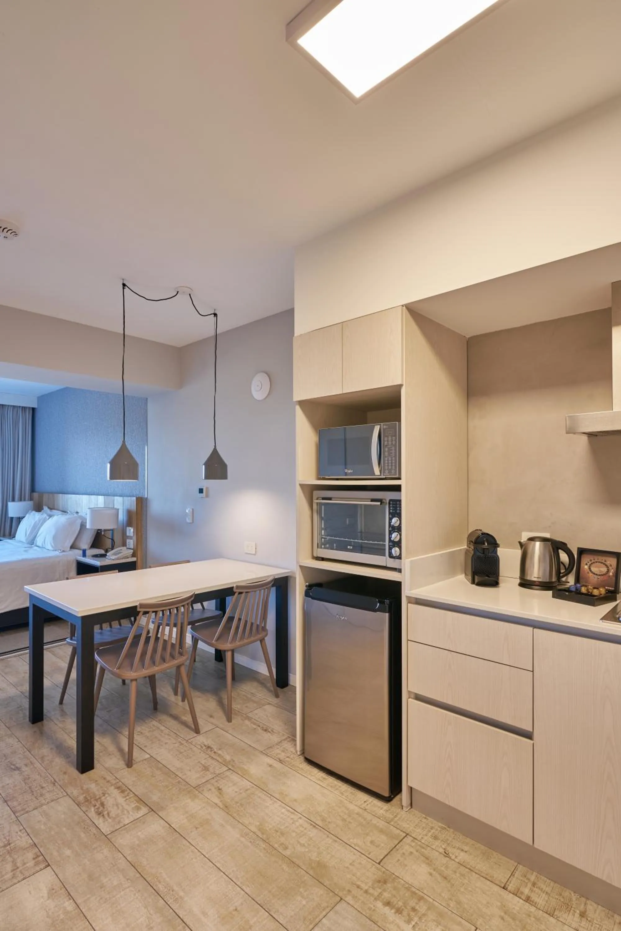 Kitchen or kitchenette in Almarena Apart & Hotel Boutique