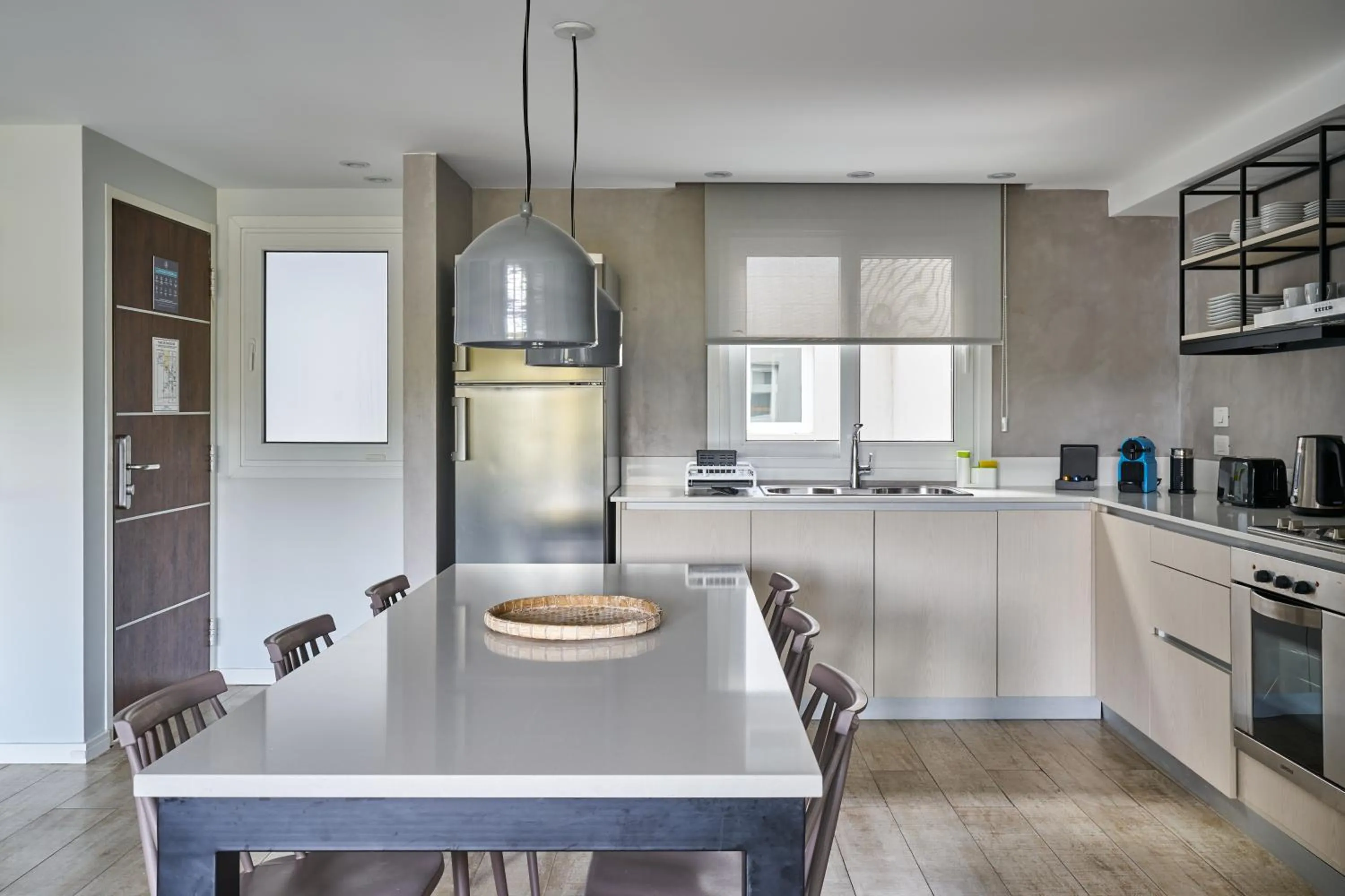 Kitchen or kitchenette in Almarena Apart & Hotel Boutique