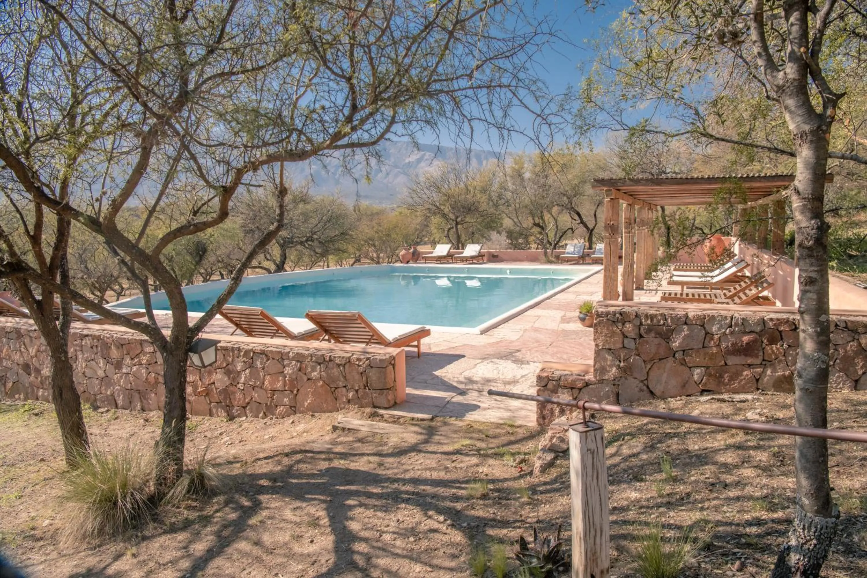Swimming pool in Posada Rural La Matilde