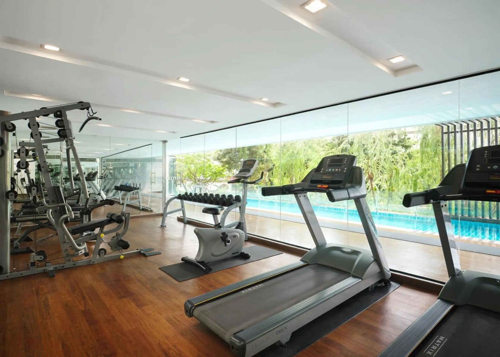 Fitness centre/facilities in Aster Hotel and Residence by At Mind
