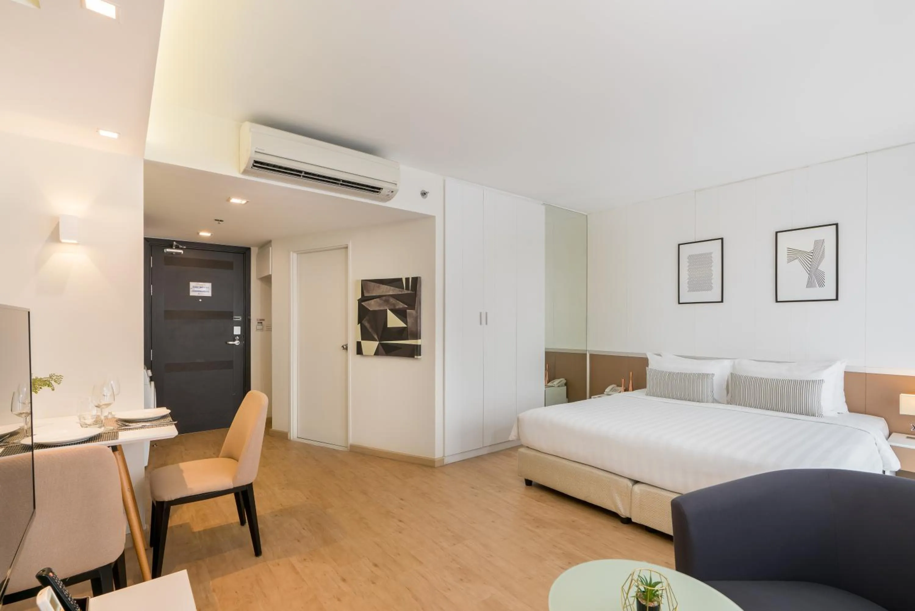 Bedroom, Bed in Aster Hotel and Residence by At Mind