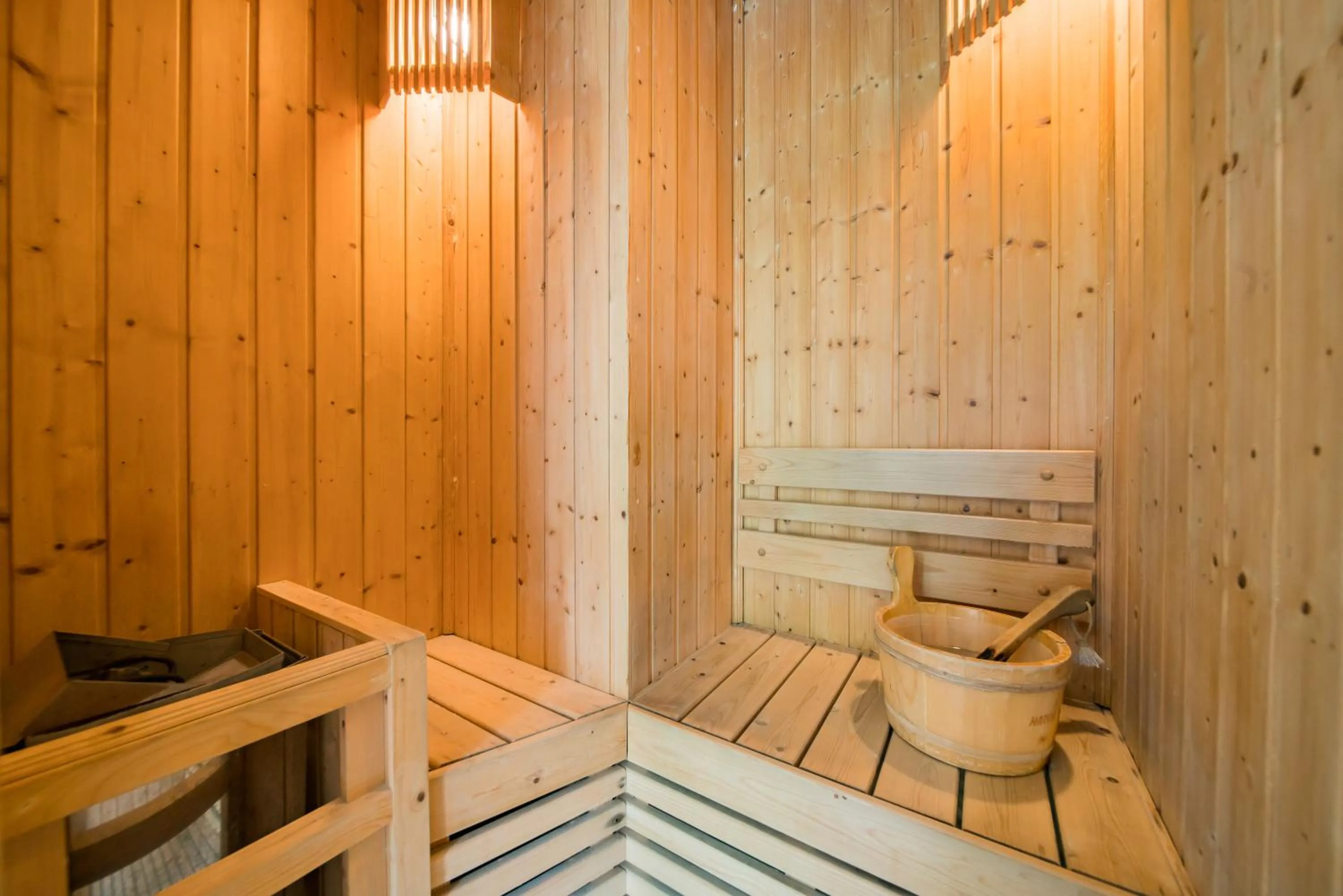 Sauna in Aster Hotel and Residence by At Mind