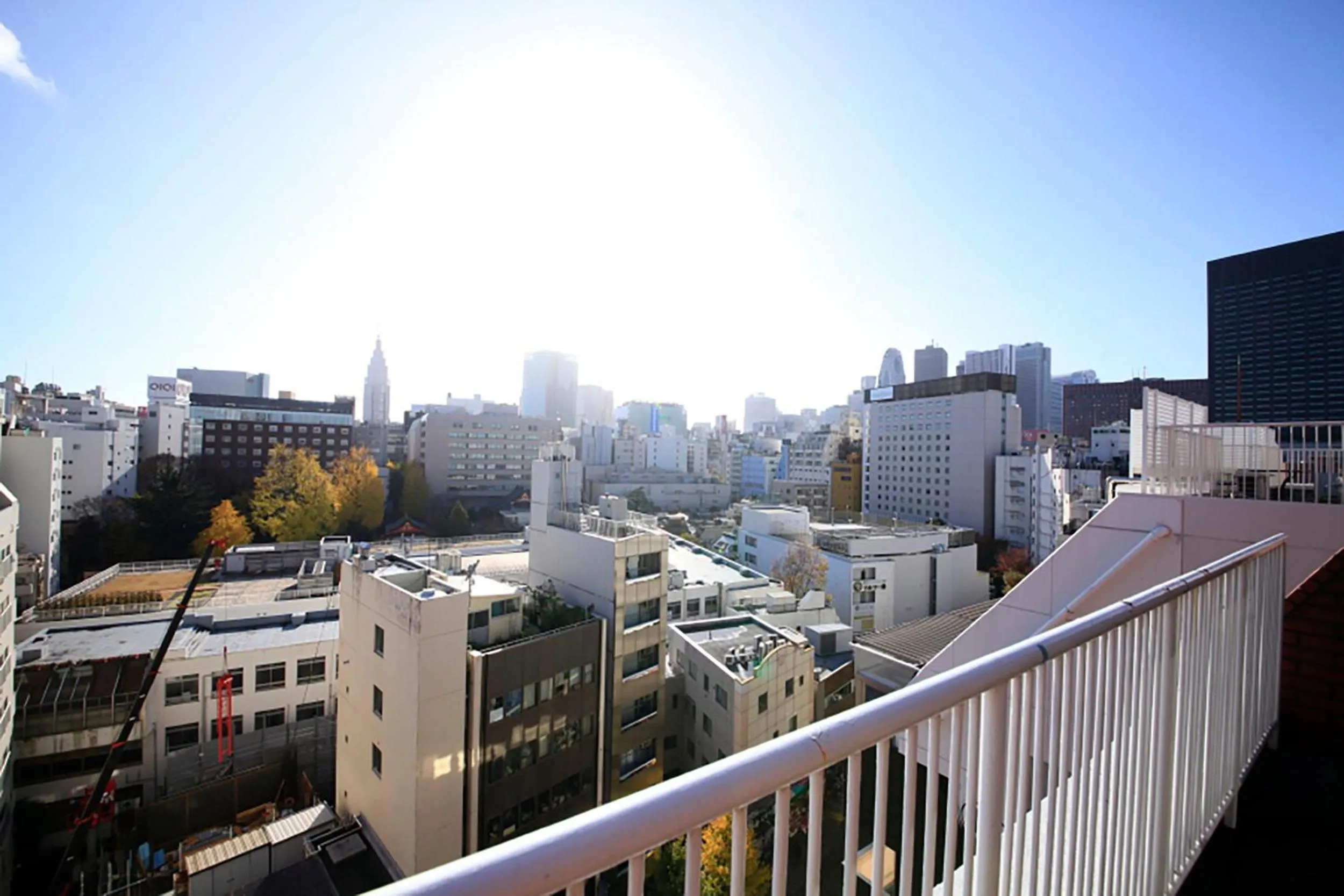Balcony/Terrace in Shinjuku Urban Hotel