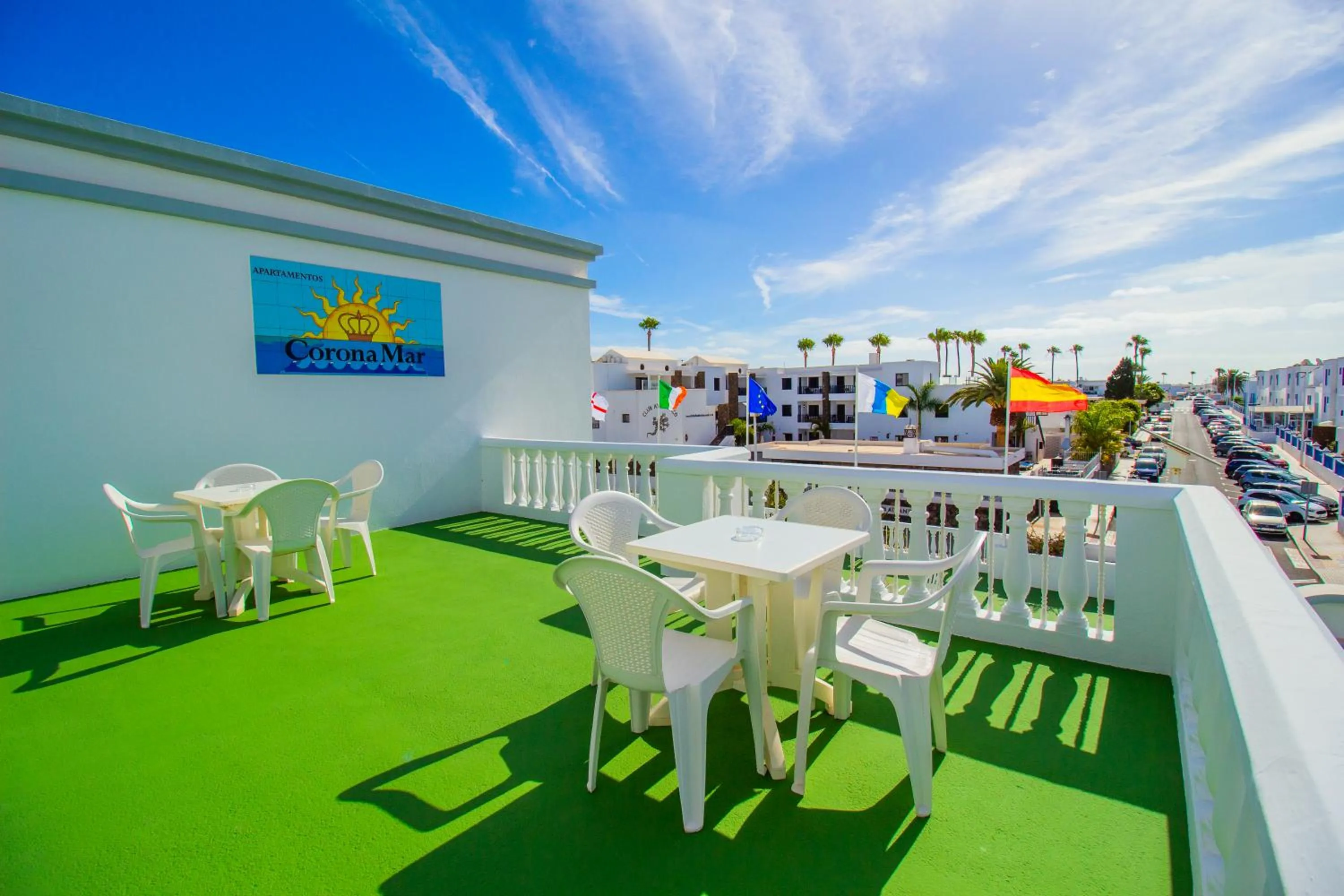Balcony/Terrace in Apartamentos Corona Mar