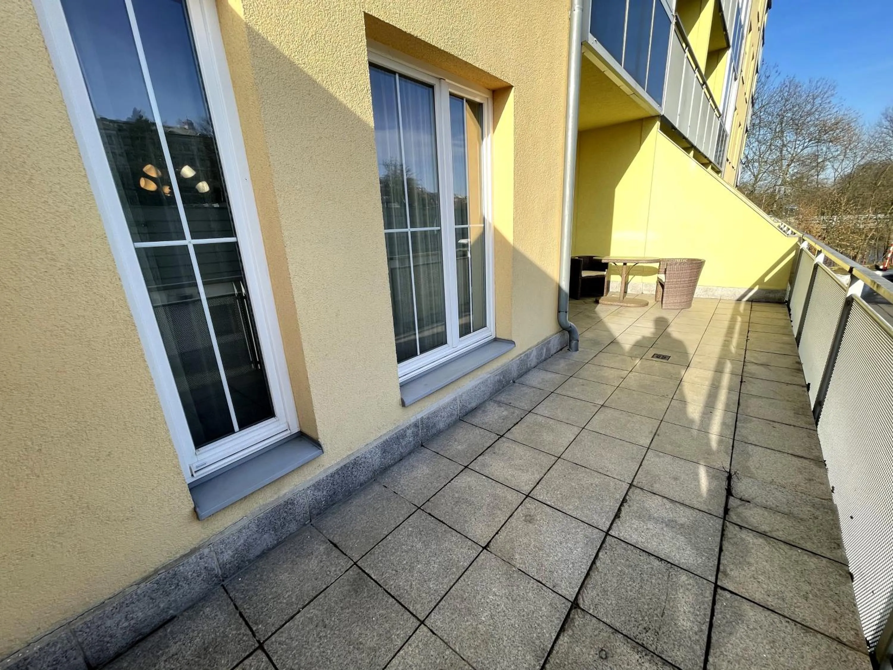 Balcony/Terrace in Apartment 122 Čertovka