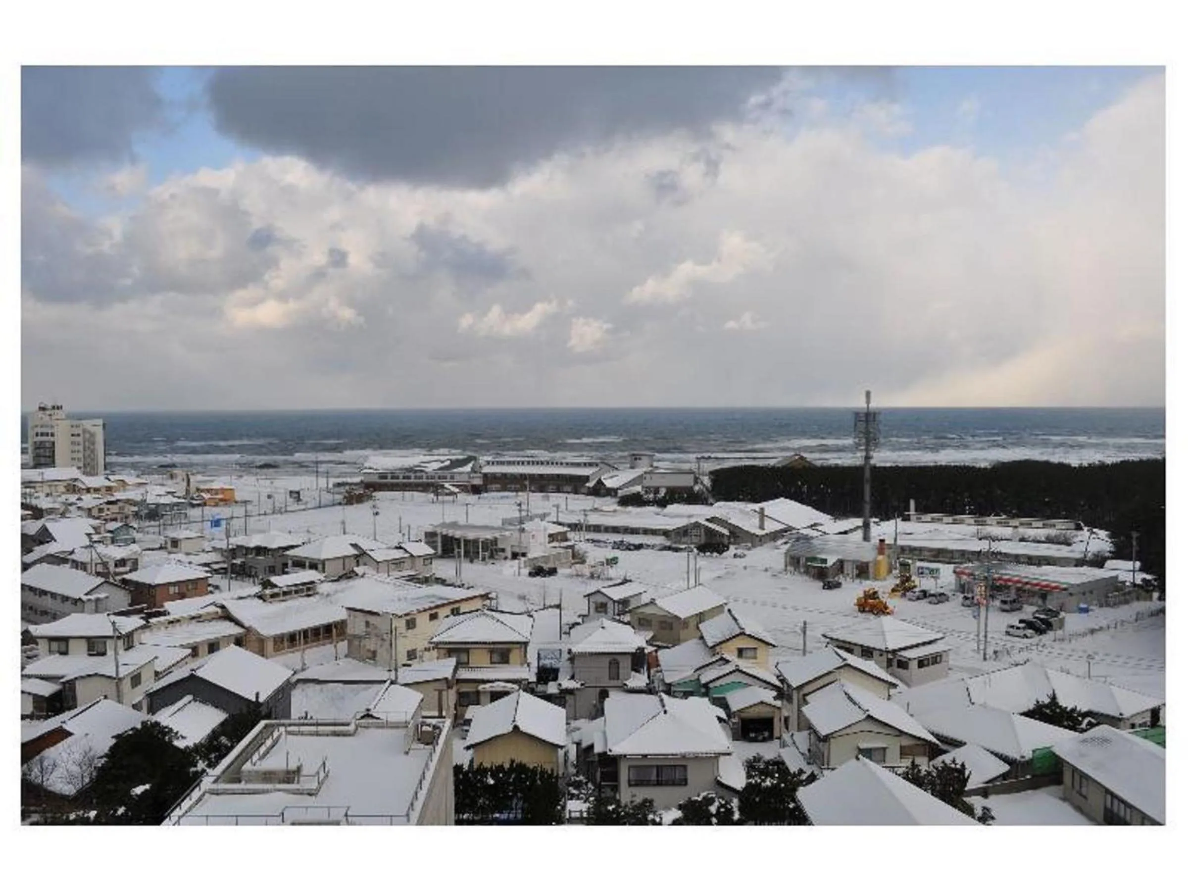 Sea view in Hotel Tetora Resort Tsuruoka