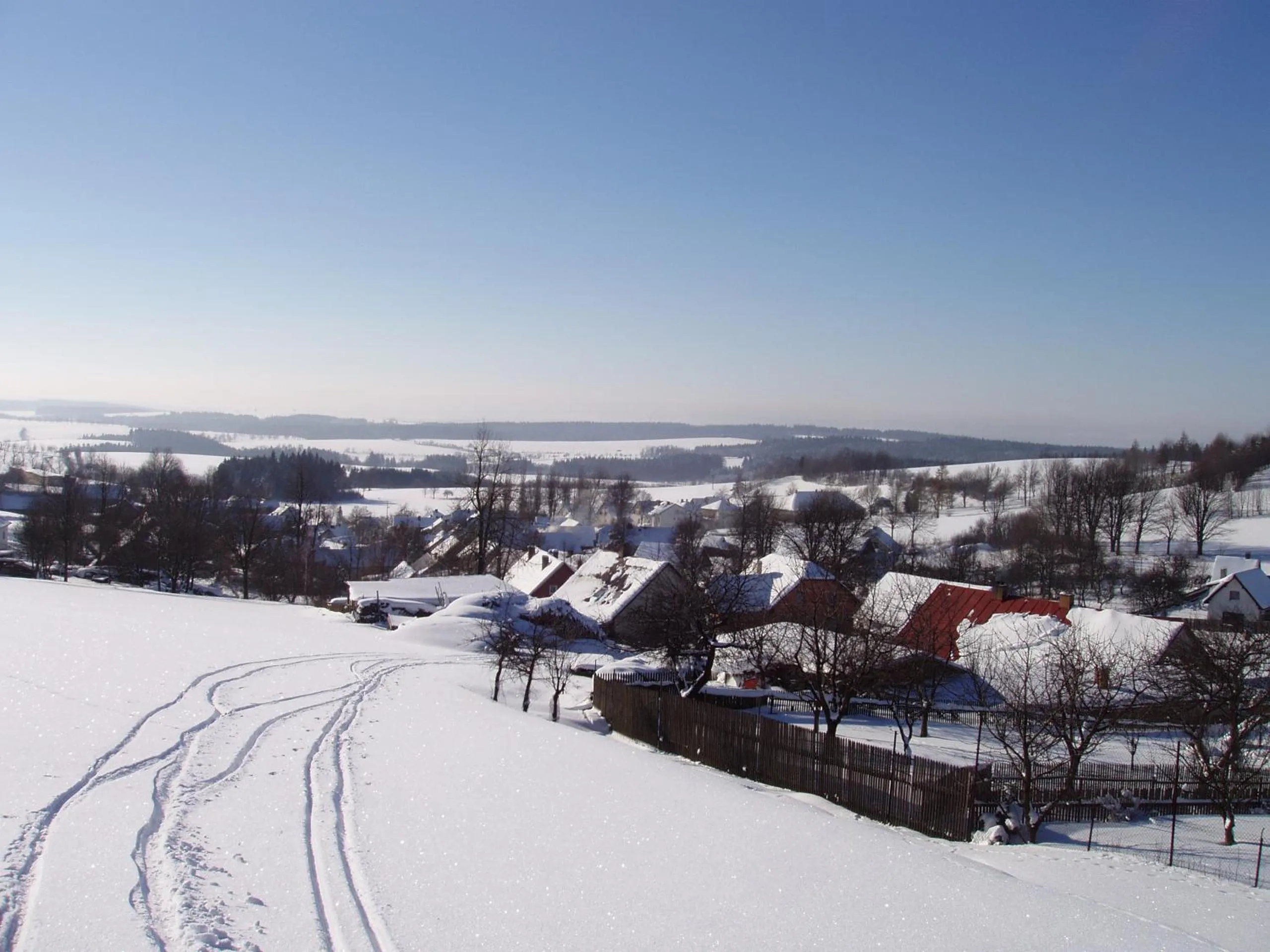 Natural landscape in Ubytování U Kapličky