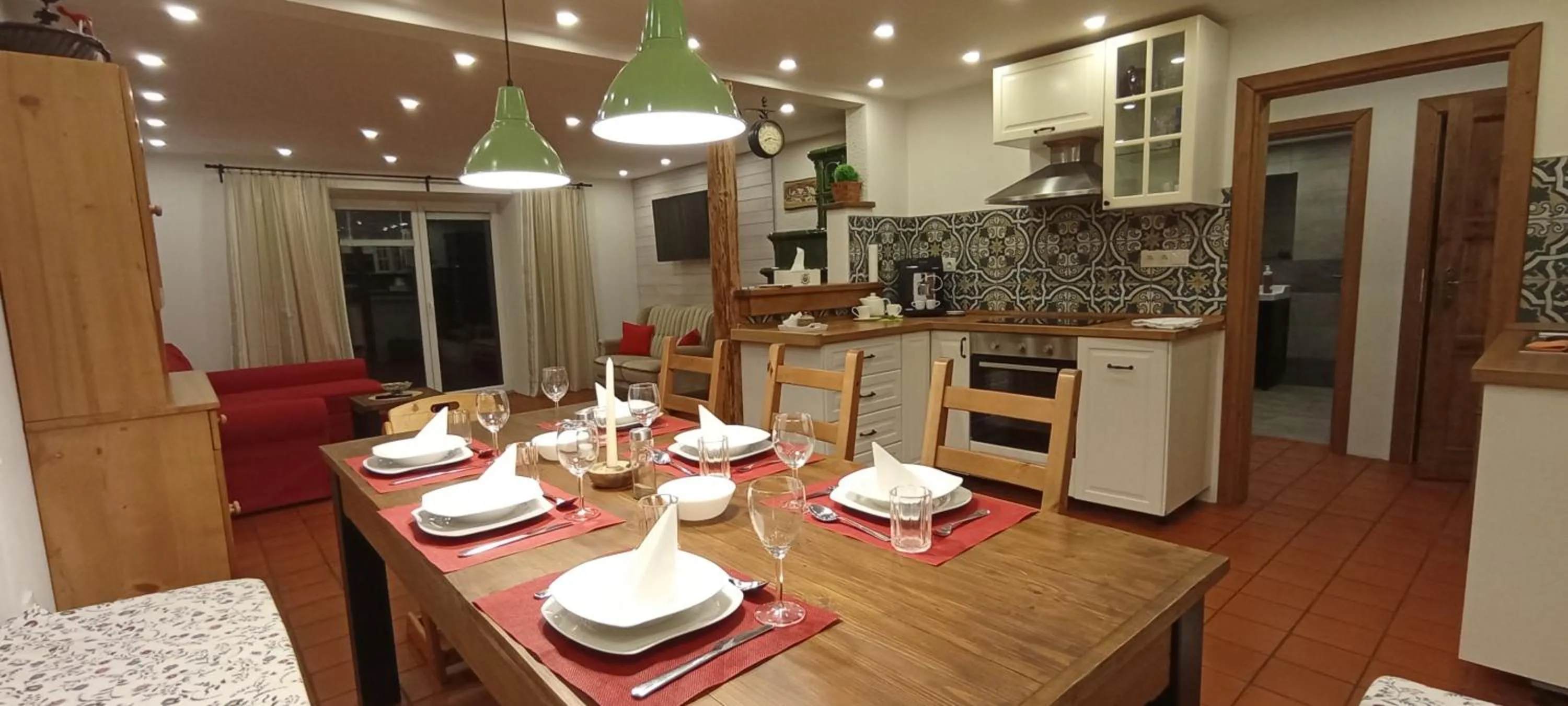 Dining area in Ubytování U Kapličky