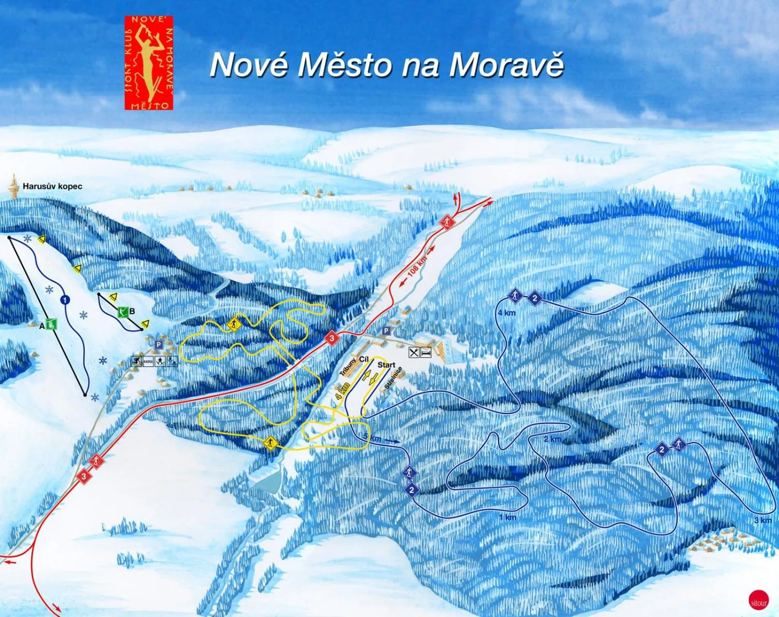 Skiing in Ubytování U Kapličky