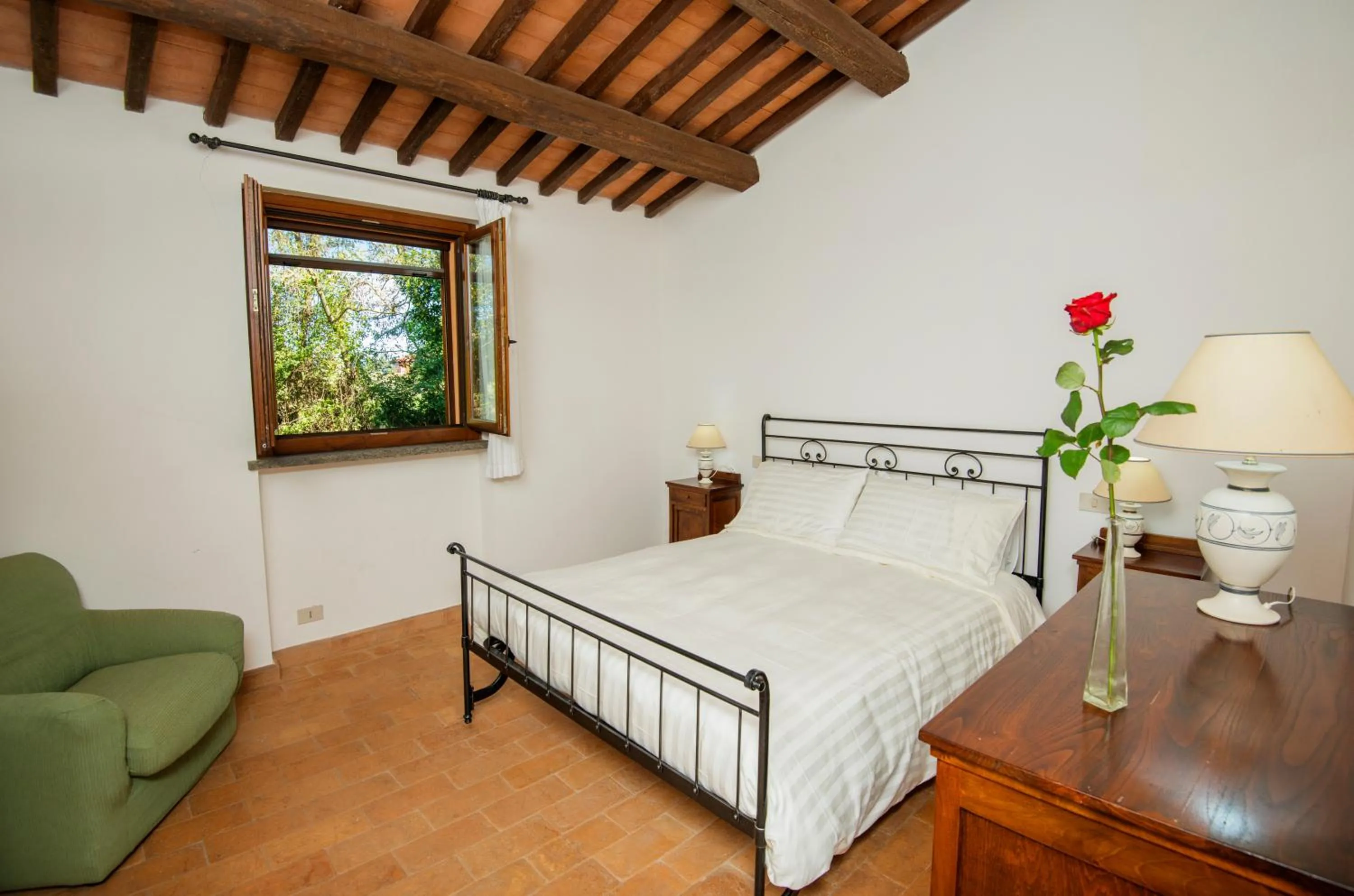 Bedroom, Bed in Agriturismo Olmo Bello
