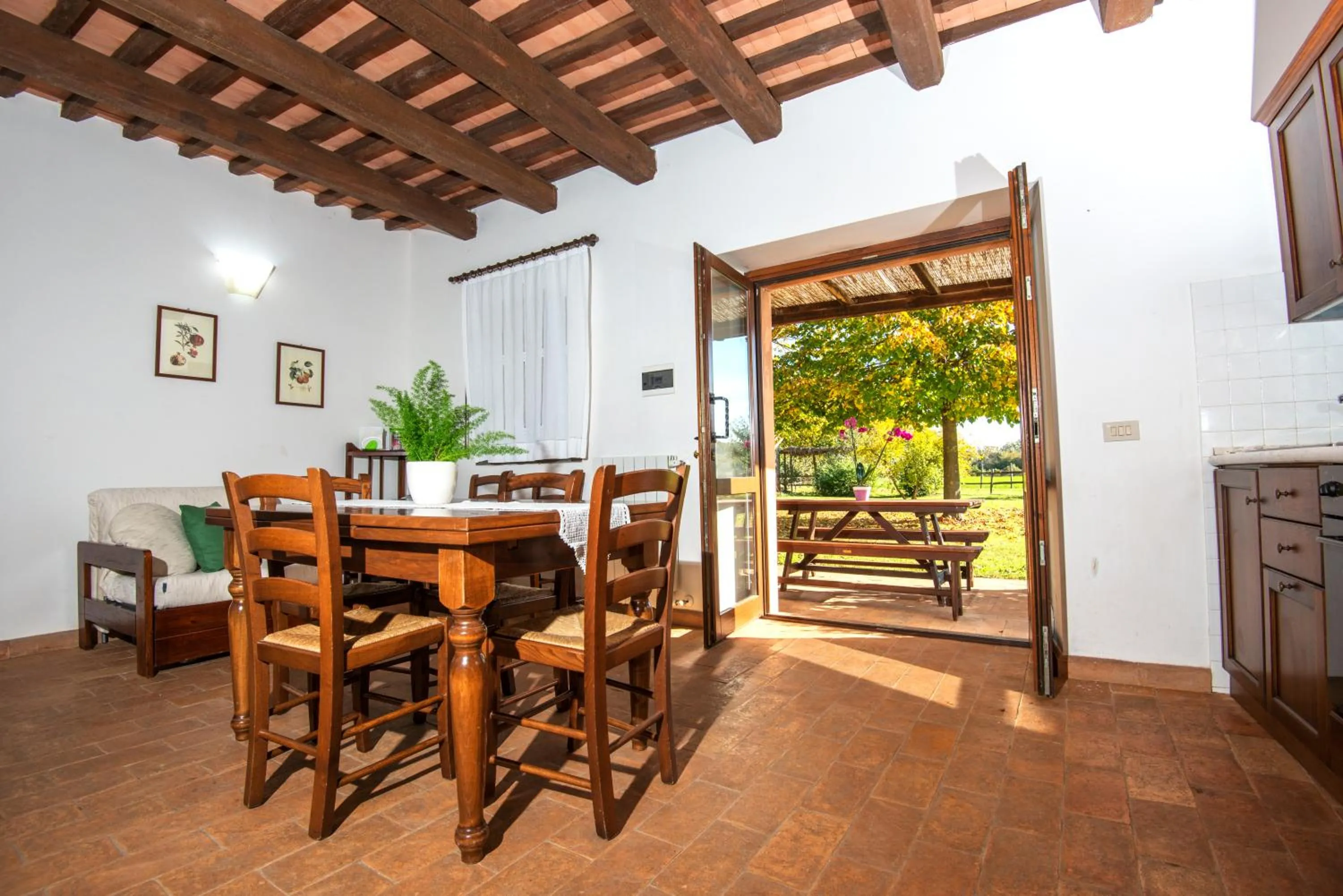 Living room in Agriturismo Olmo Bello