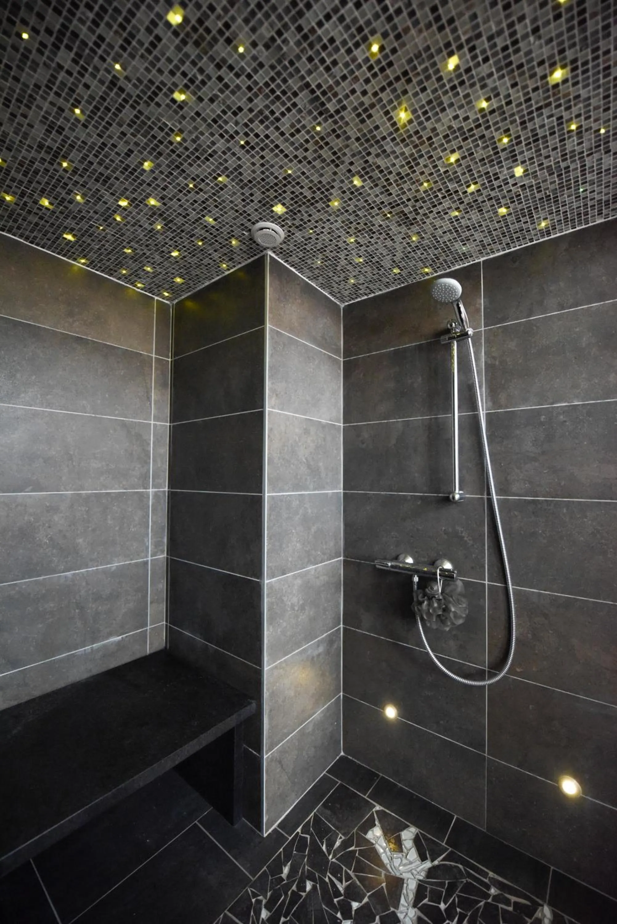 Steam room in Château Du Tasta