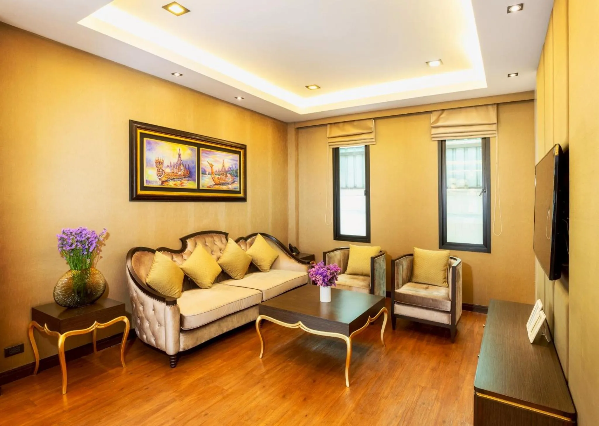 Living room in Chiva Bangkok Hotel