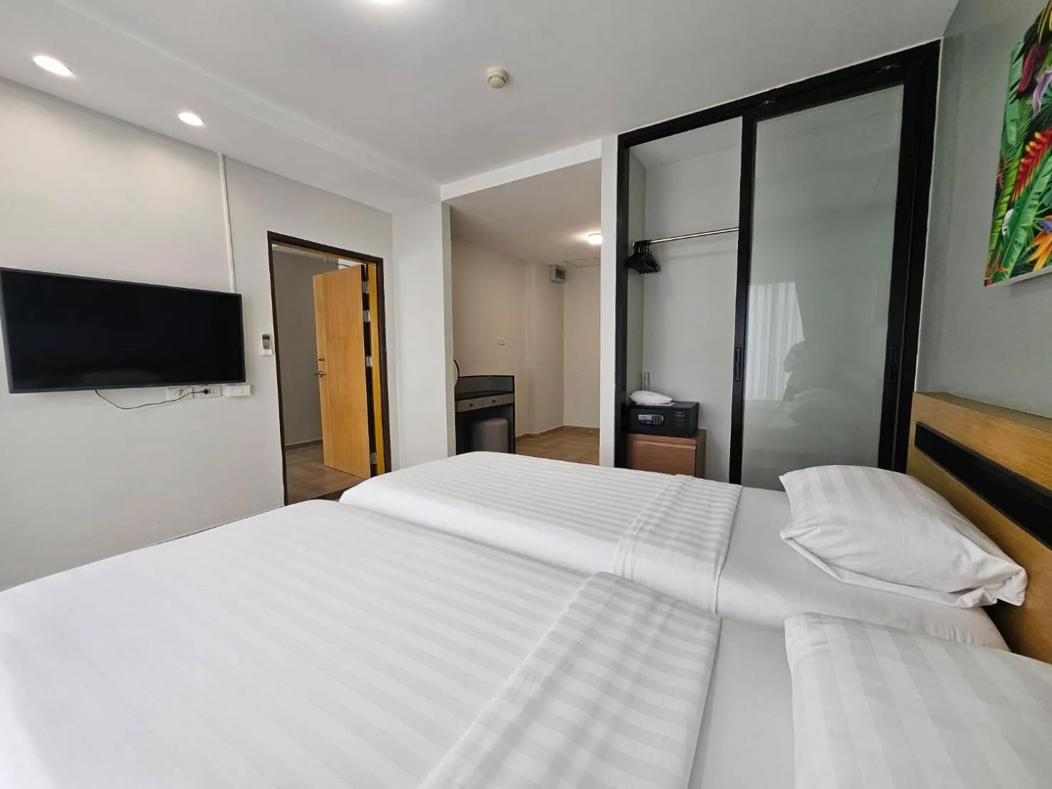 Bedroom, Bed in Chiva Bangkok Hotel