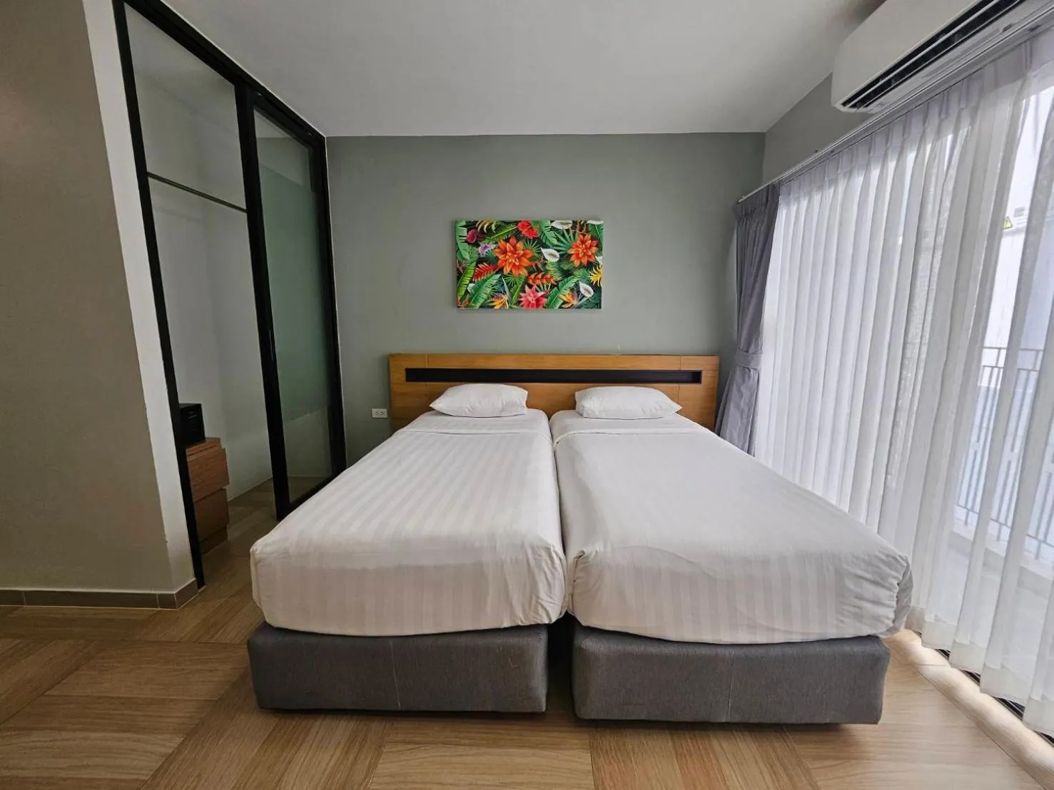 Bed in Chiva Bangkok Hotel